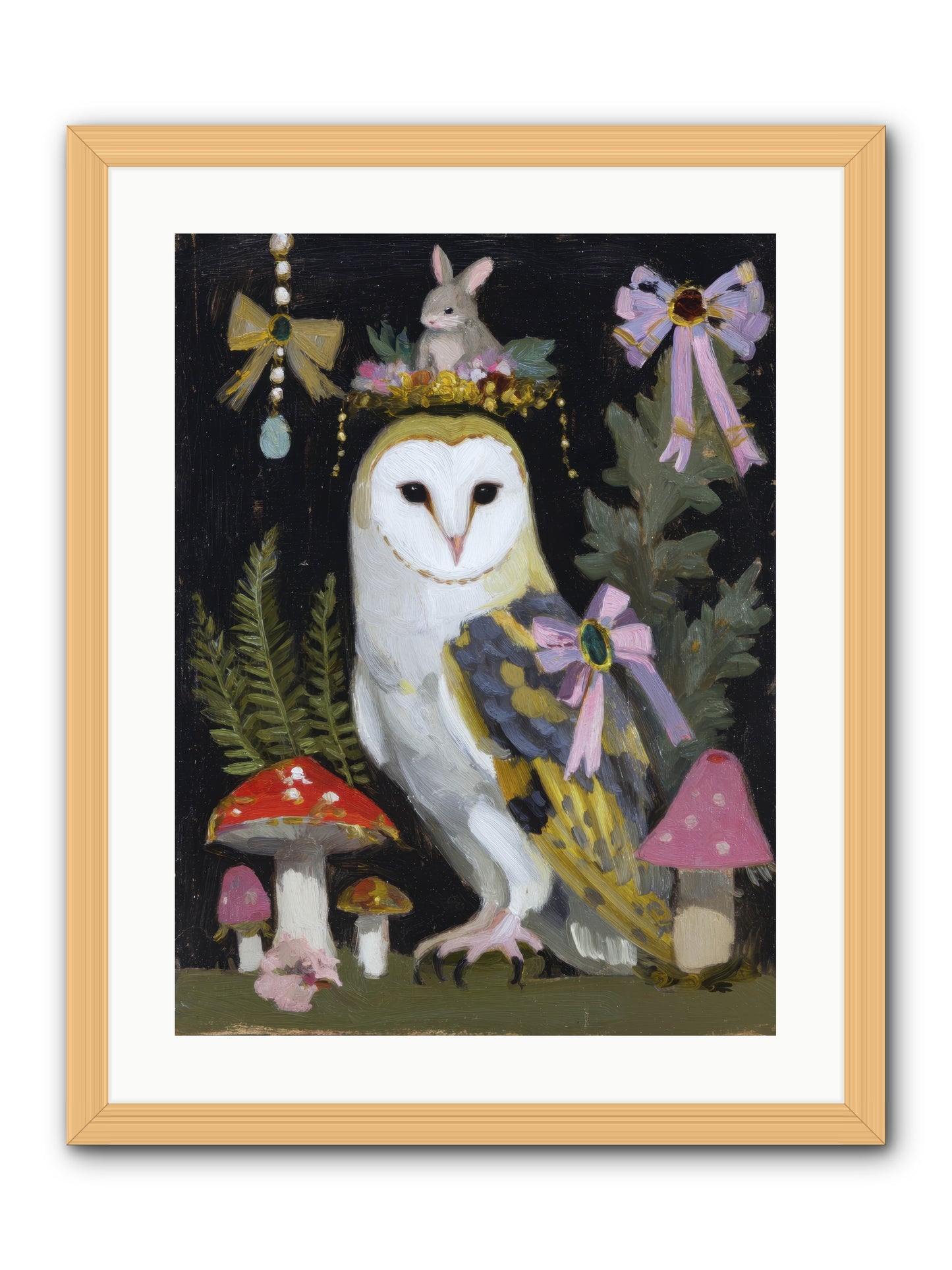Precious Things -- Framed Print - Natural 18x24