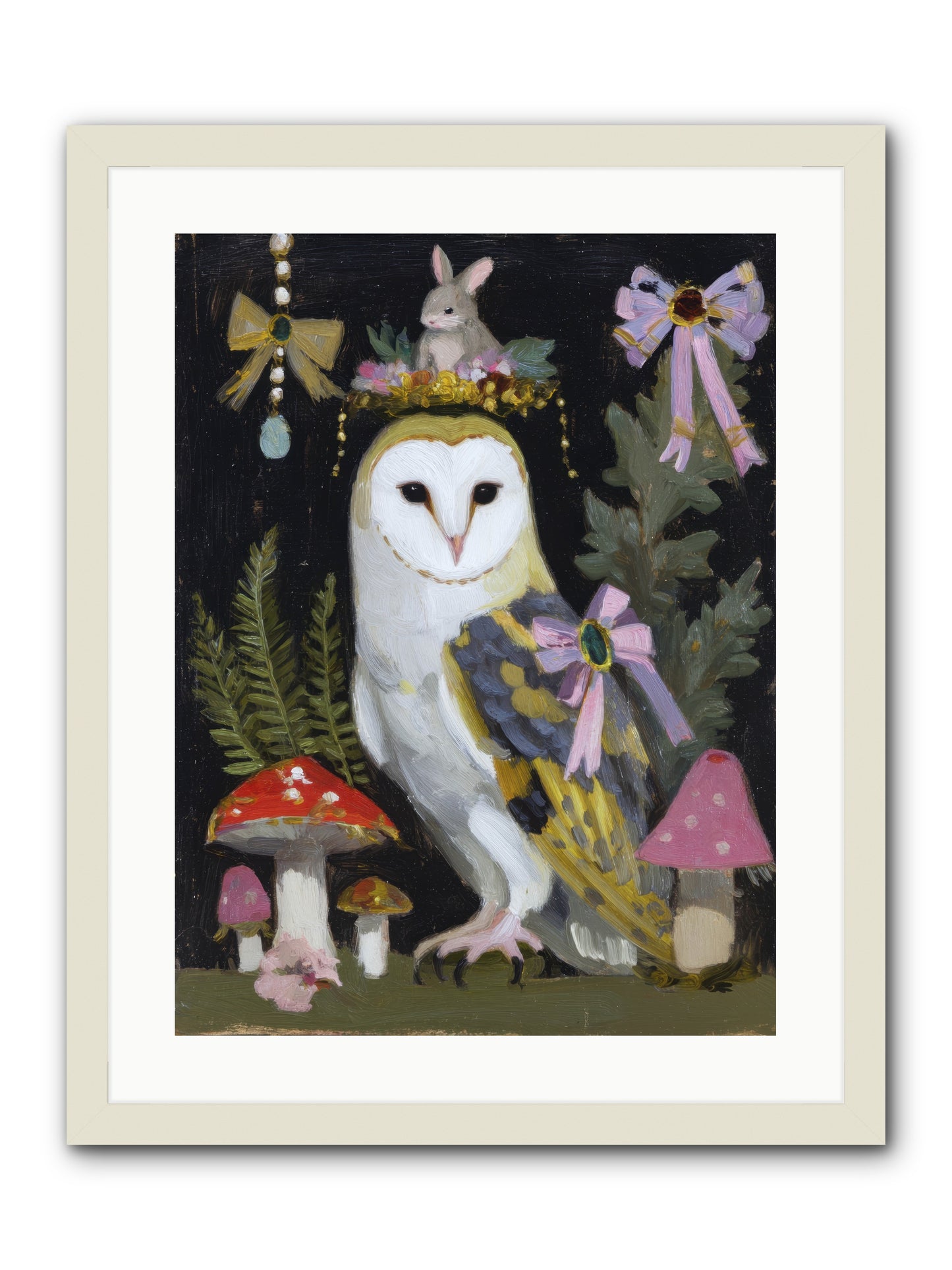 Precious Things -- Framed Print - White 18x24