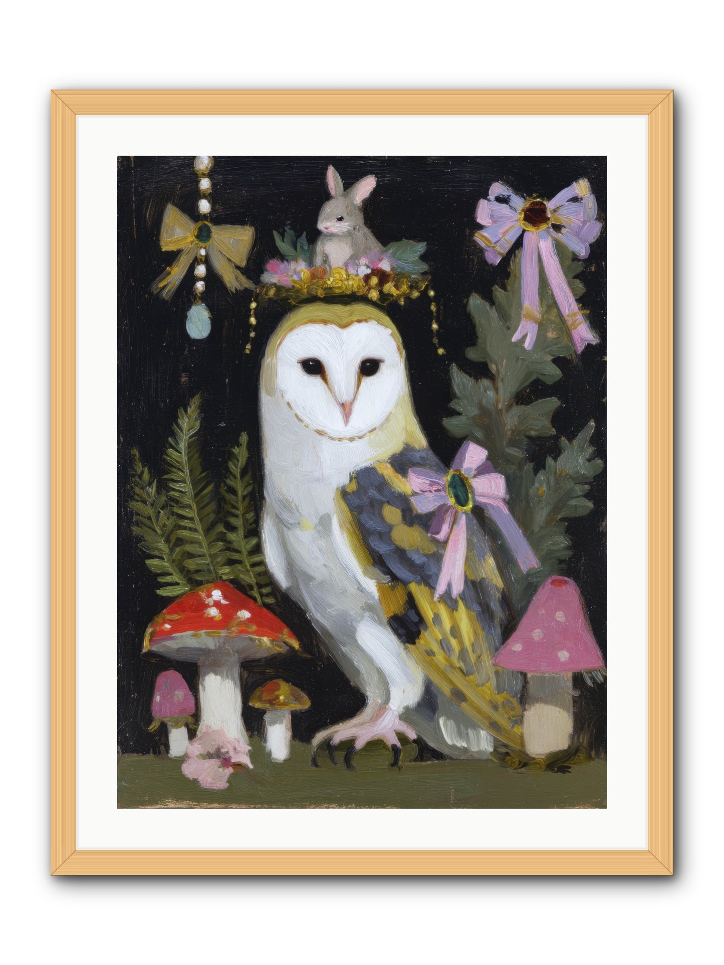 Precious Things -- Framed Print - Natural 24x32