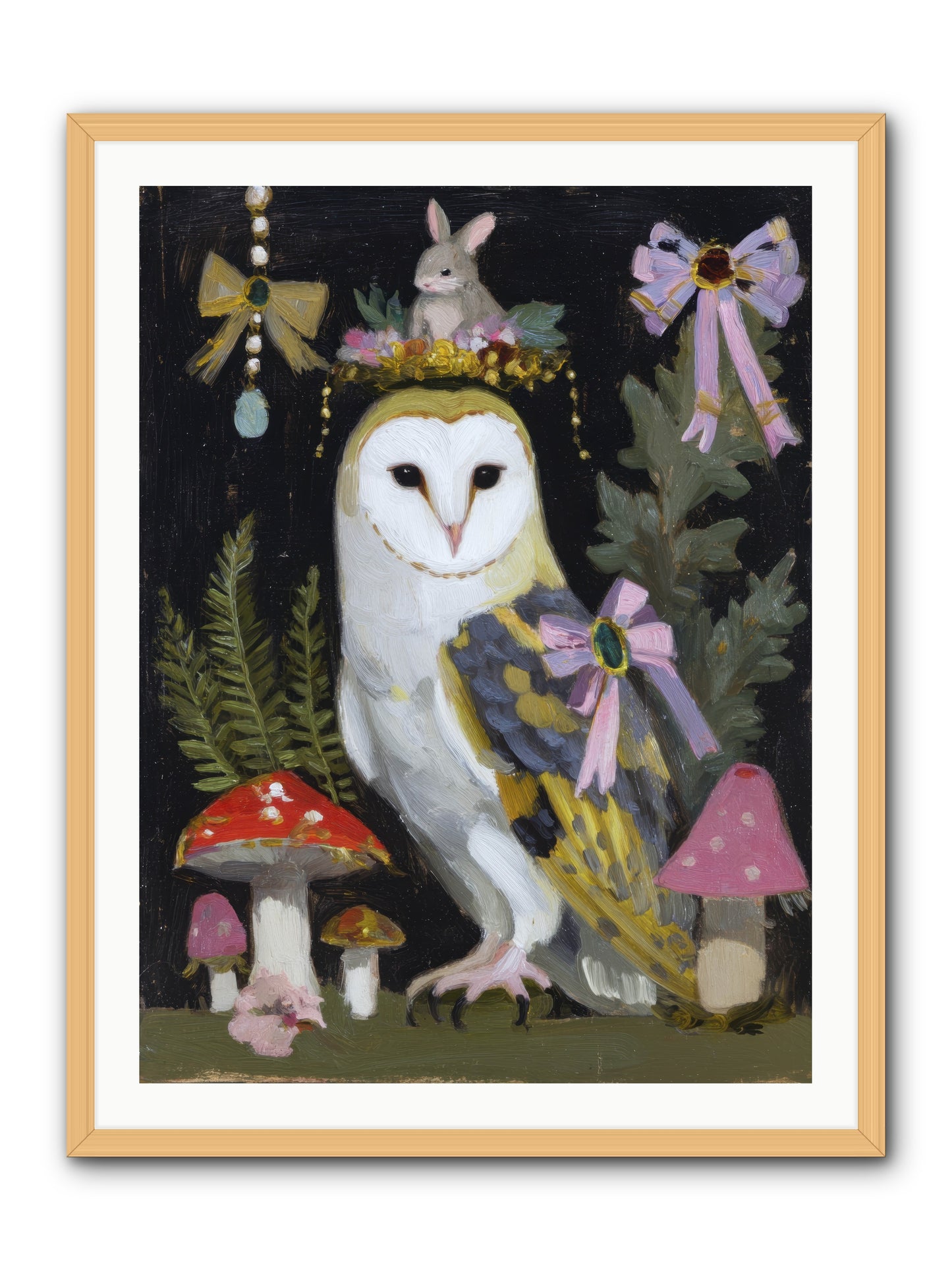 Precious Things -- Framed Print - Natural 30x40