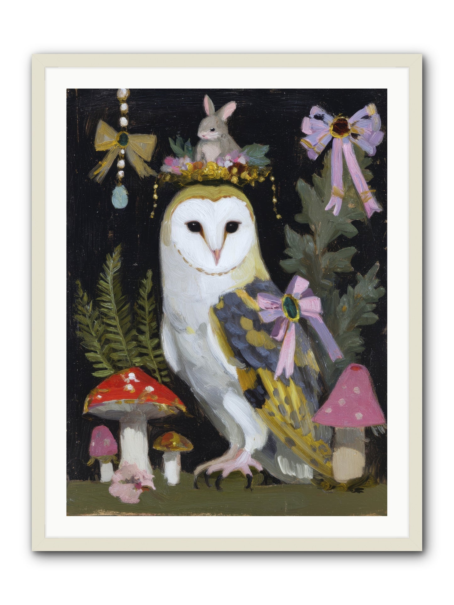 Precious Things -- Framed Print - White 30x40