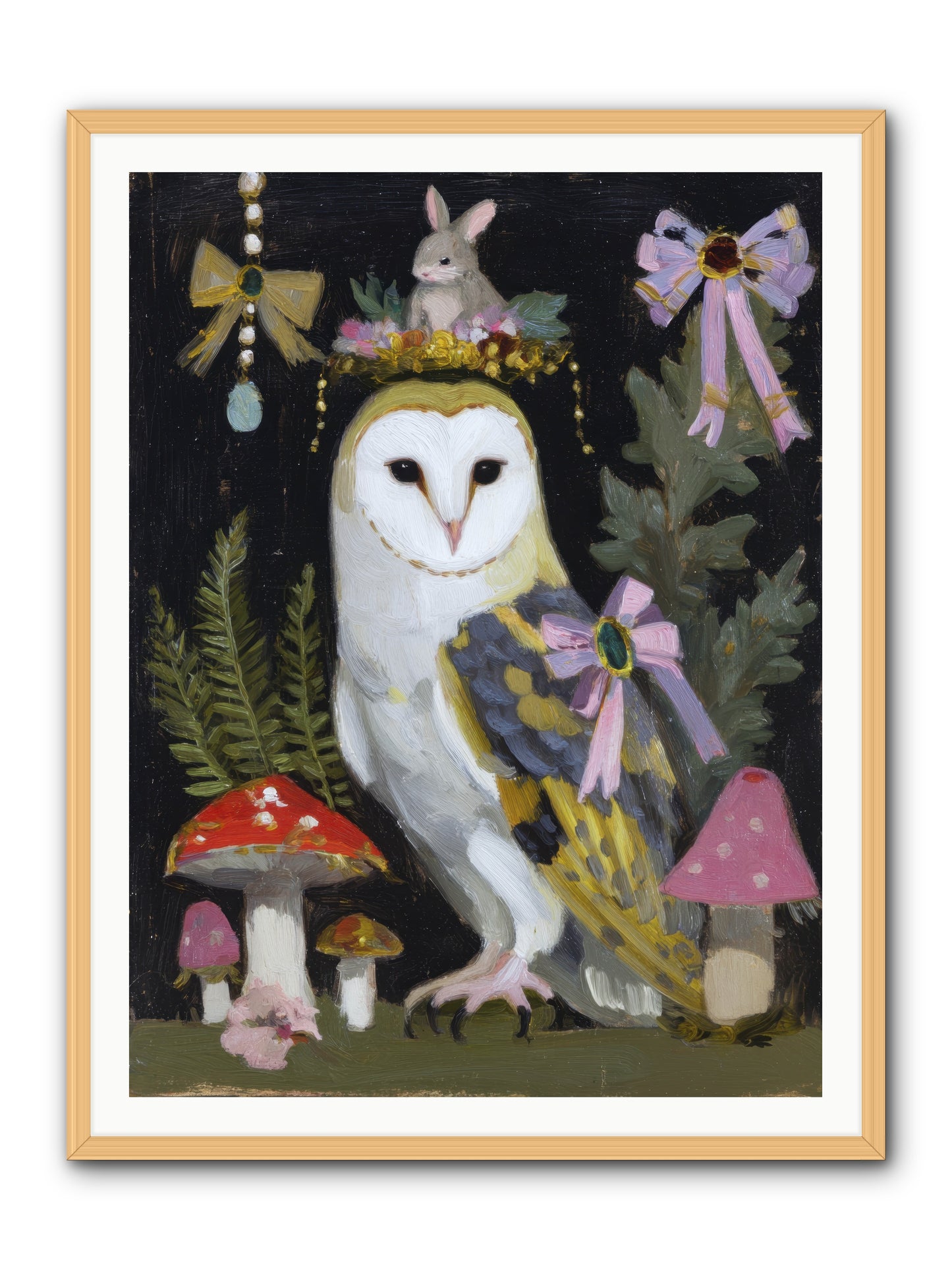 Precious Things -- Framed Print - Natural 36x48