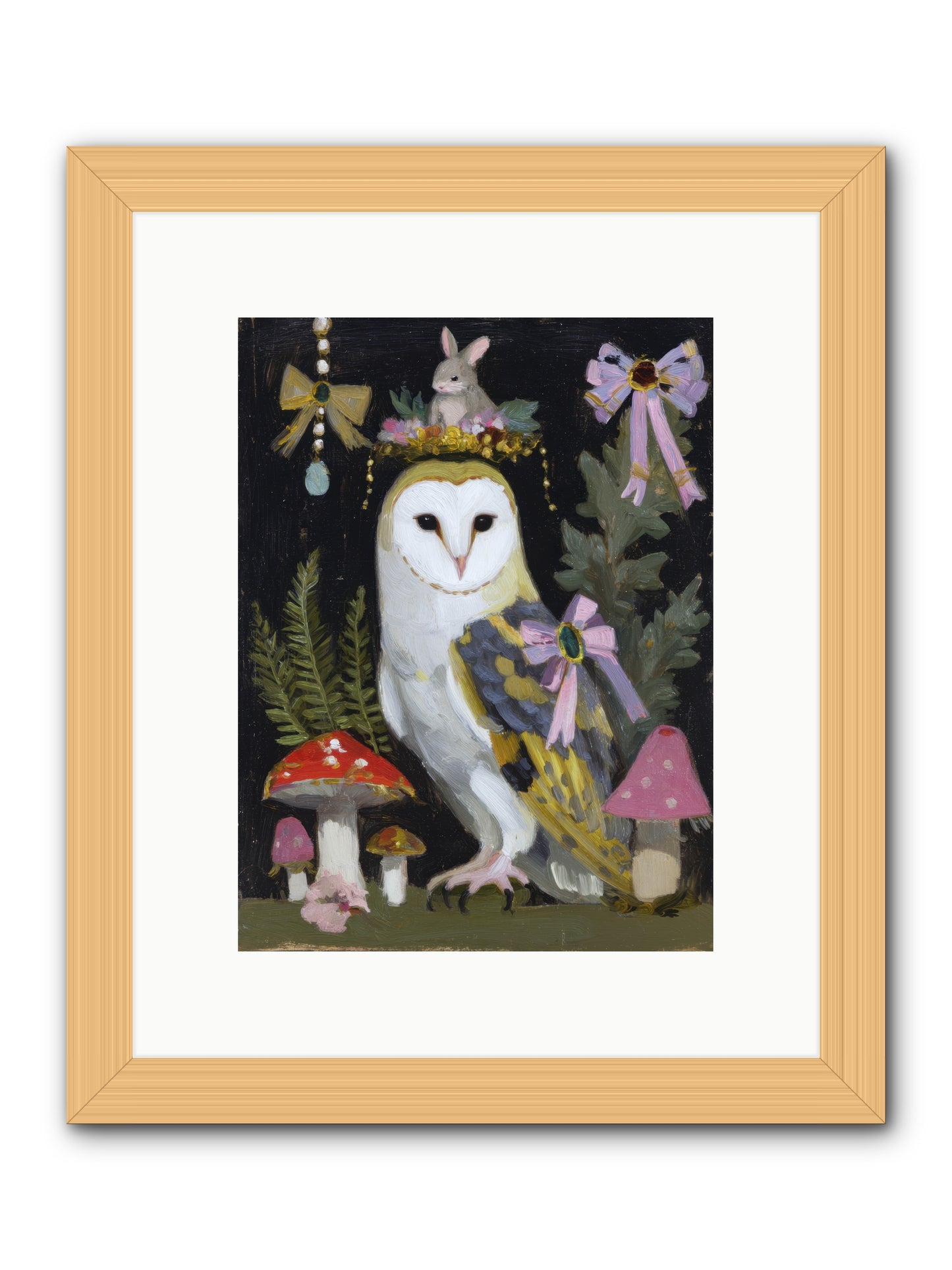Precious Things -- Framed Print - Natural 9x12