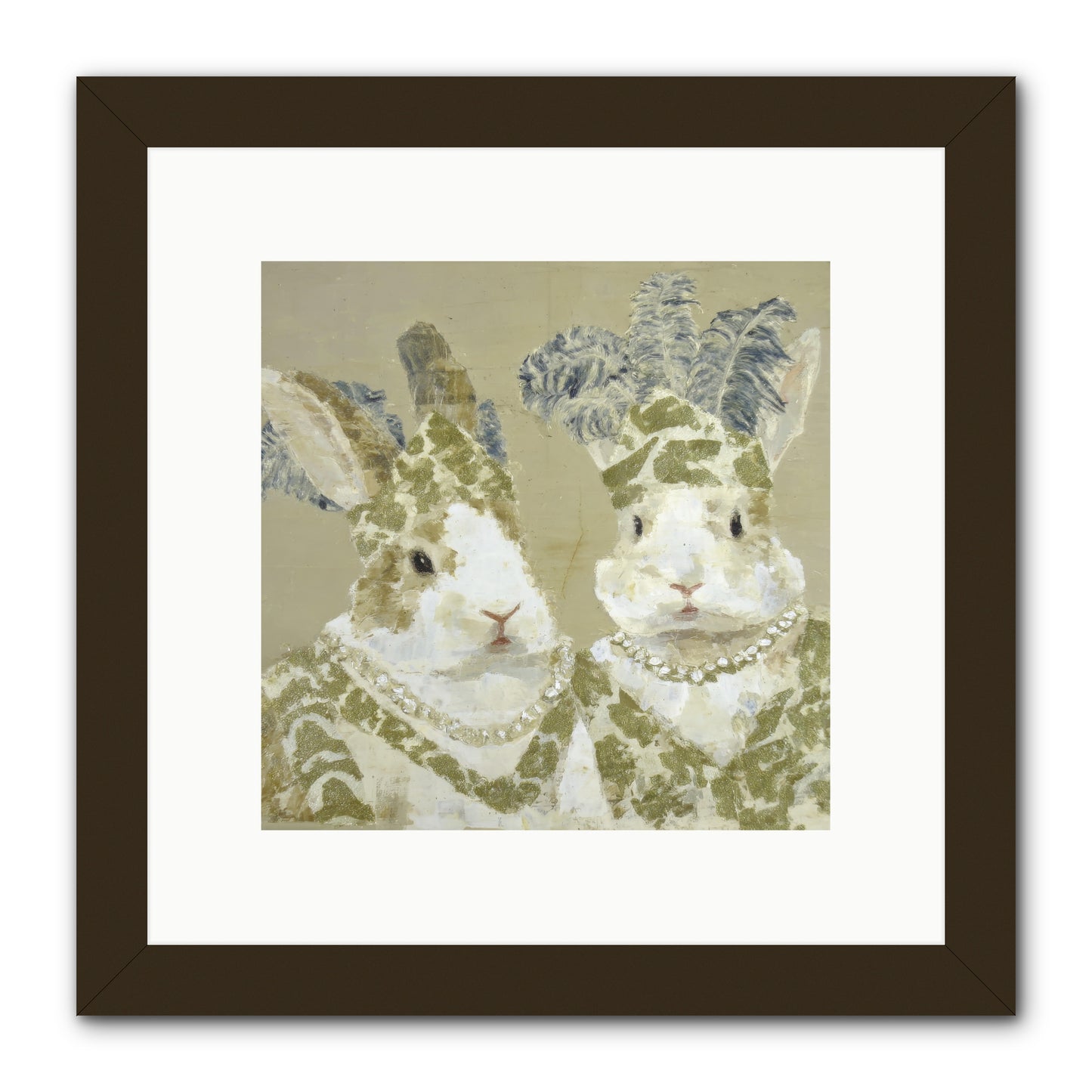 Prelude in Paisley -- Framed Print - Black 10x10