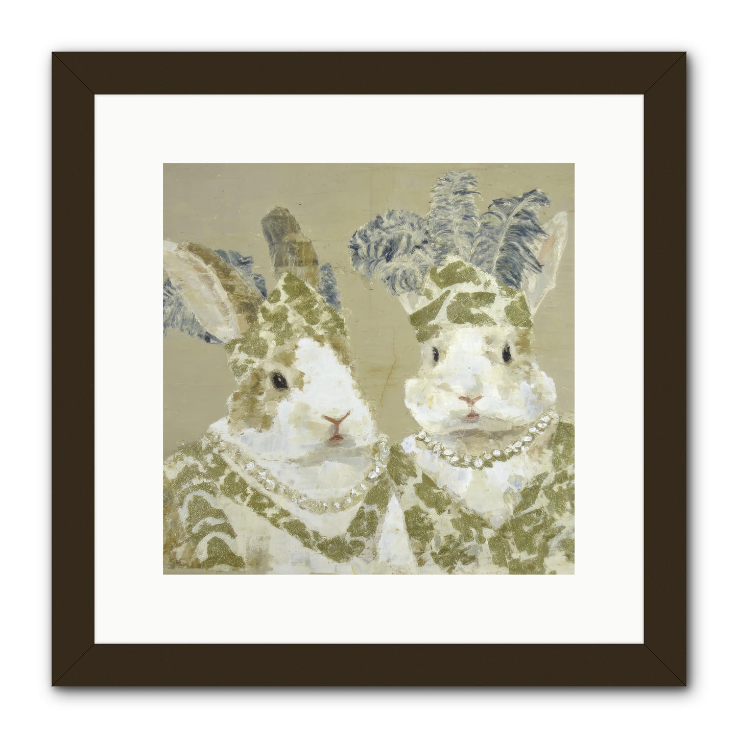 Prelude in Paisley -- Framed Print - Black 12x12