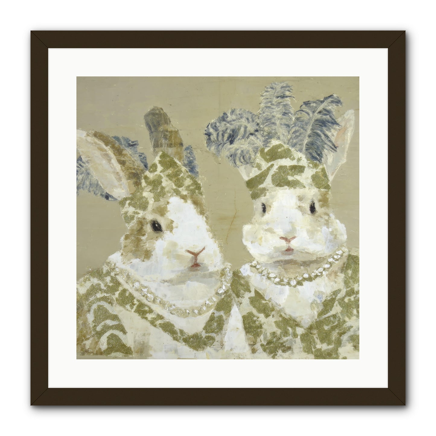 Prelude in Paisley -- Framed Print - Black 20x20
