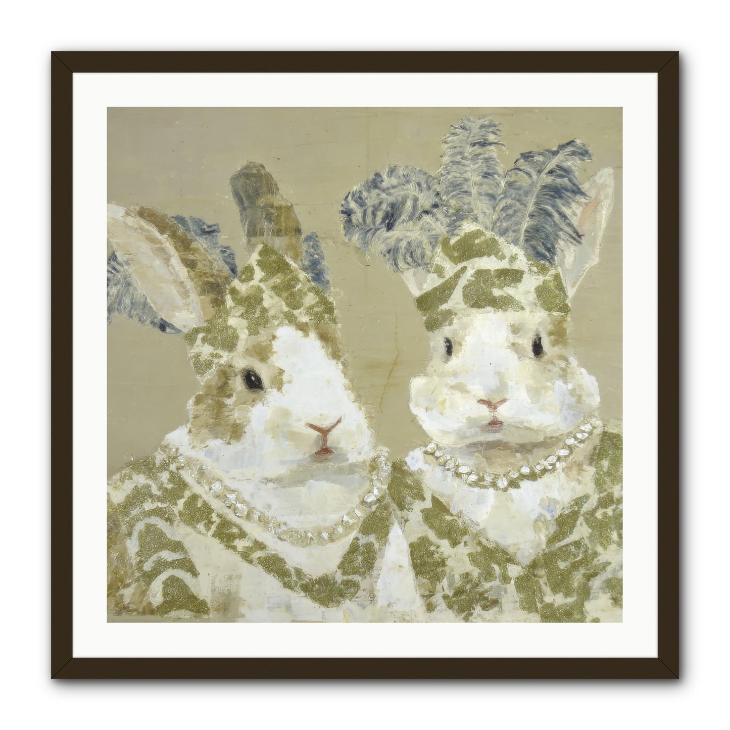 Prelude in Paisley -- Framed Print - Black 30x30