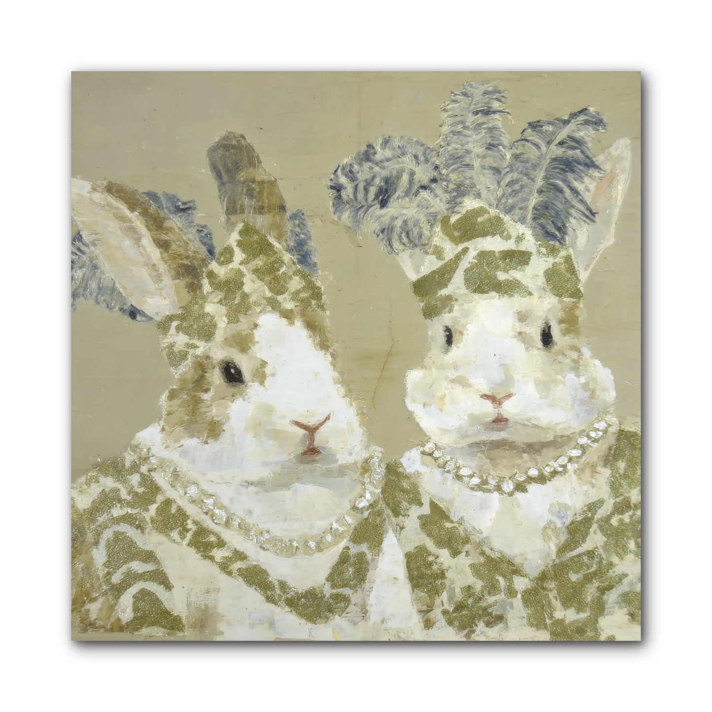 Prelude in Paisley -- Wrapped Canvas 10x10
