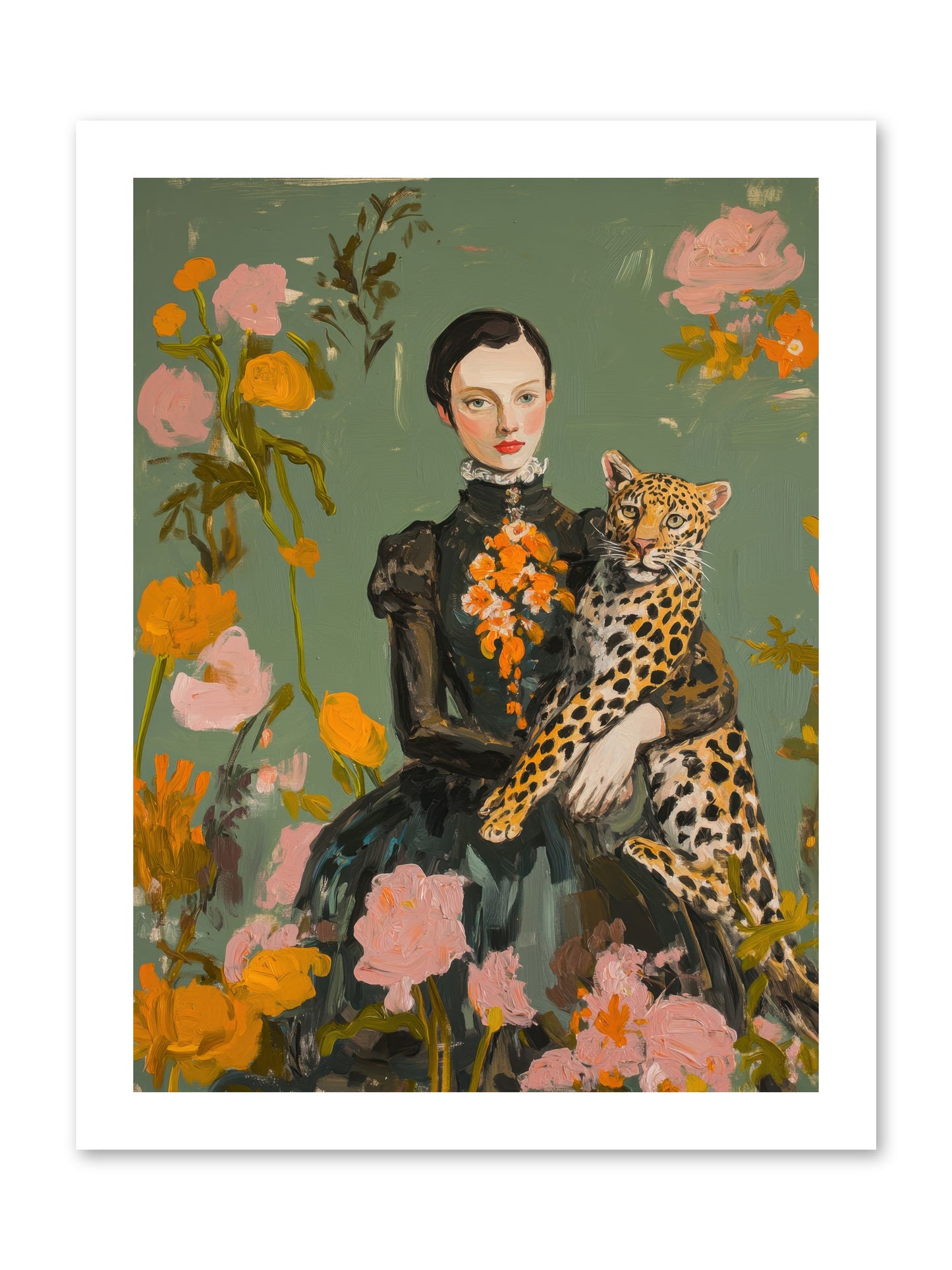 Prescient Muse -- Paper Print 12x16