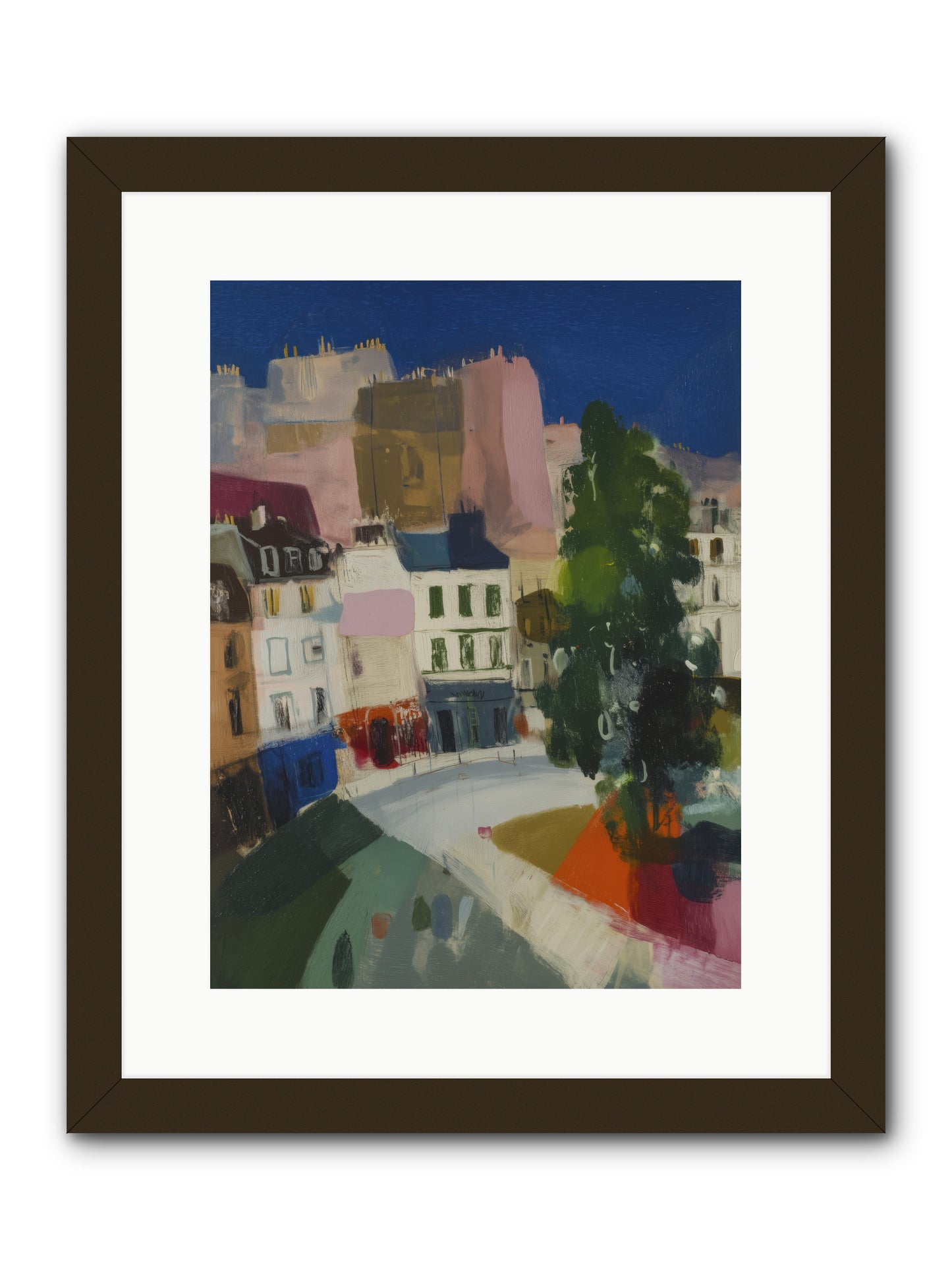 Present Moment -- Framed Print - Black 12x16