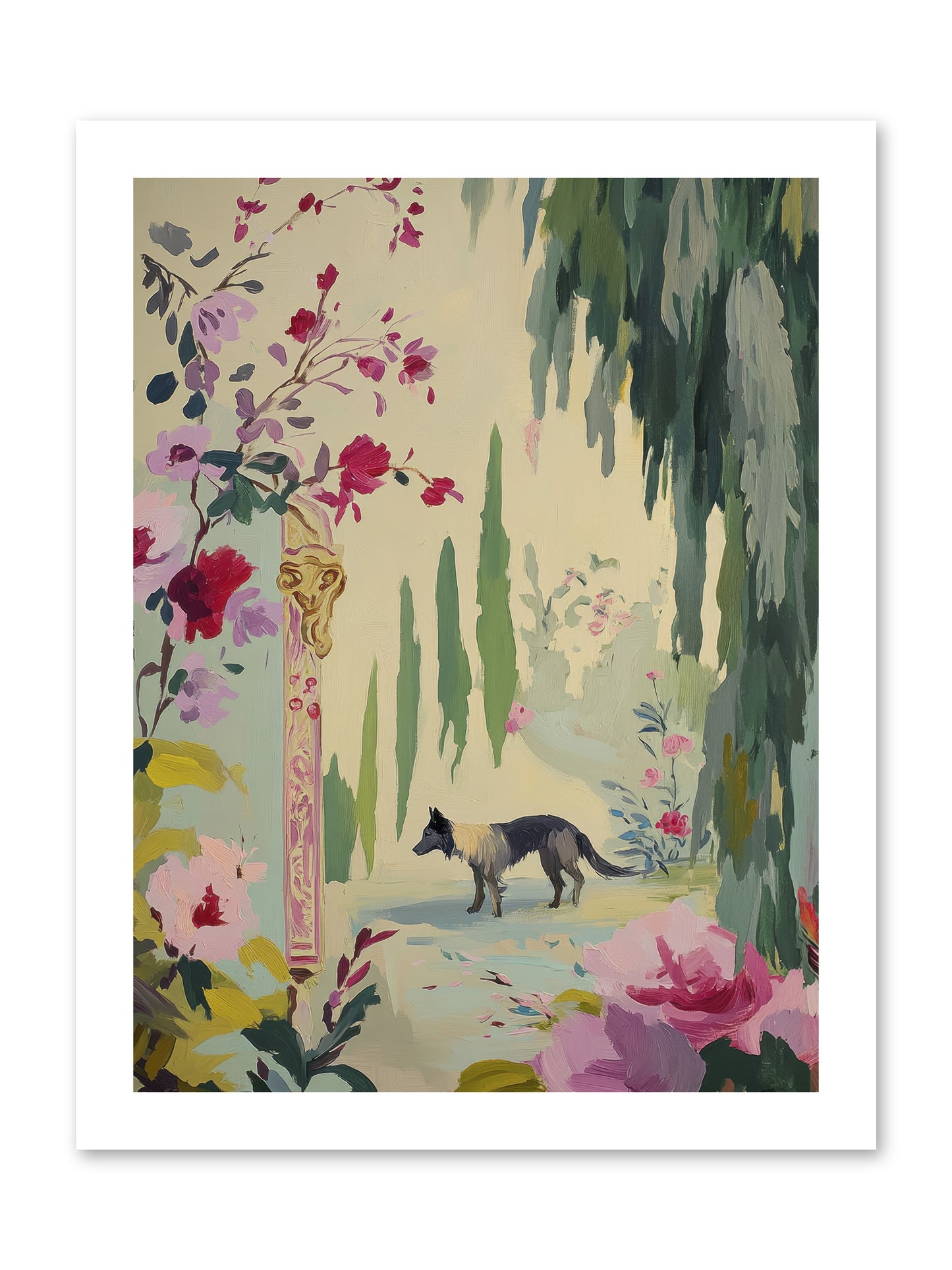 Primrose Field -- Paper Print 12x16