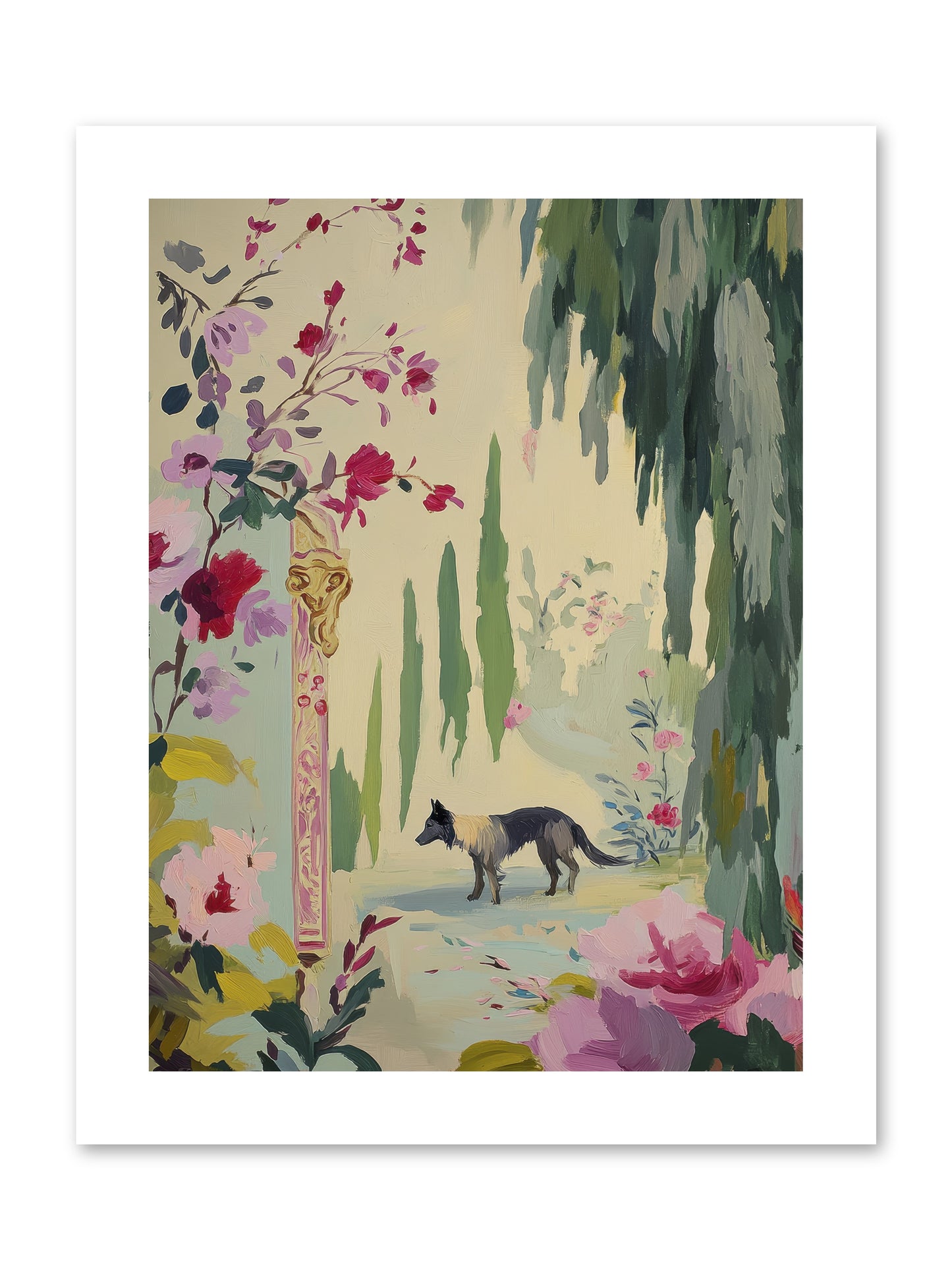 Primrose Field -- Loose Canvas Print 9x12