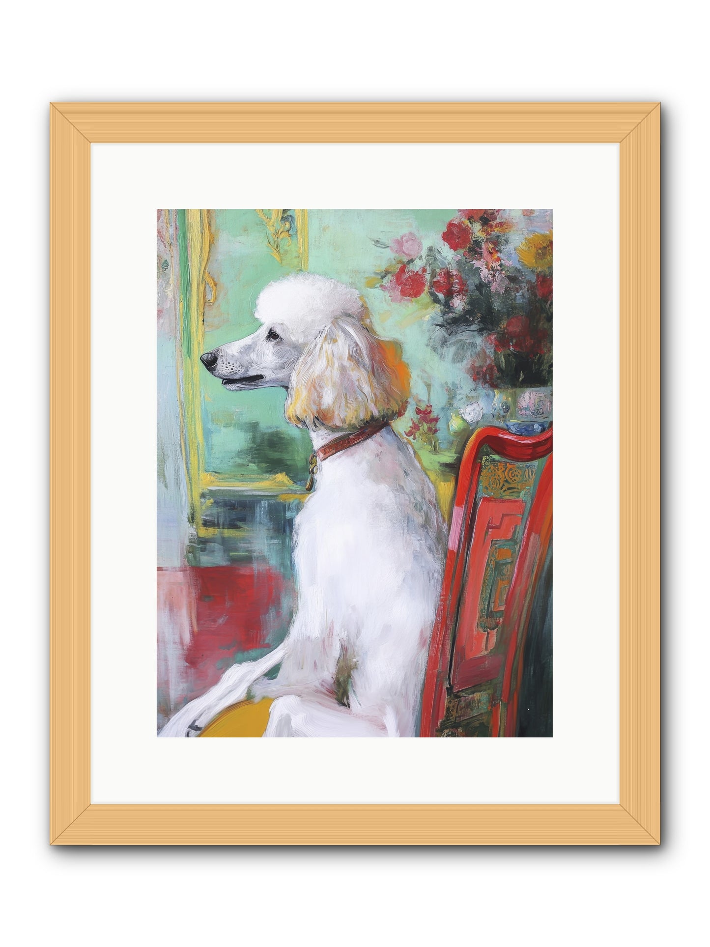 Princess Lemon Drop -- Framed Print - Natural 12x16