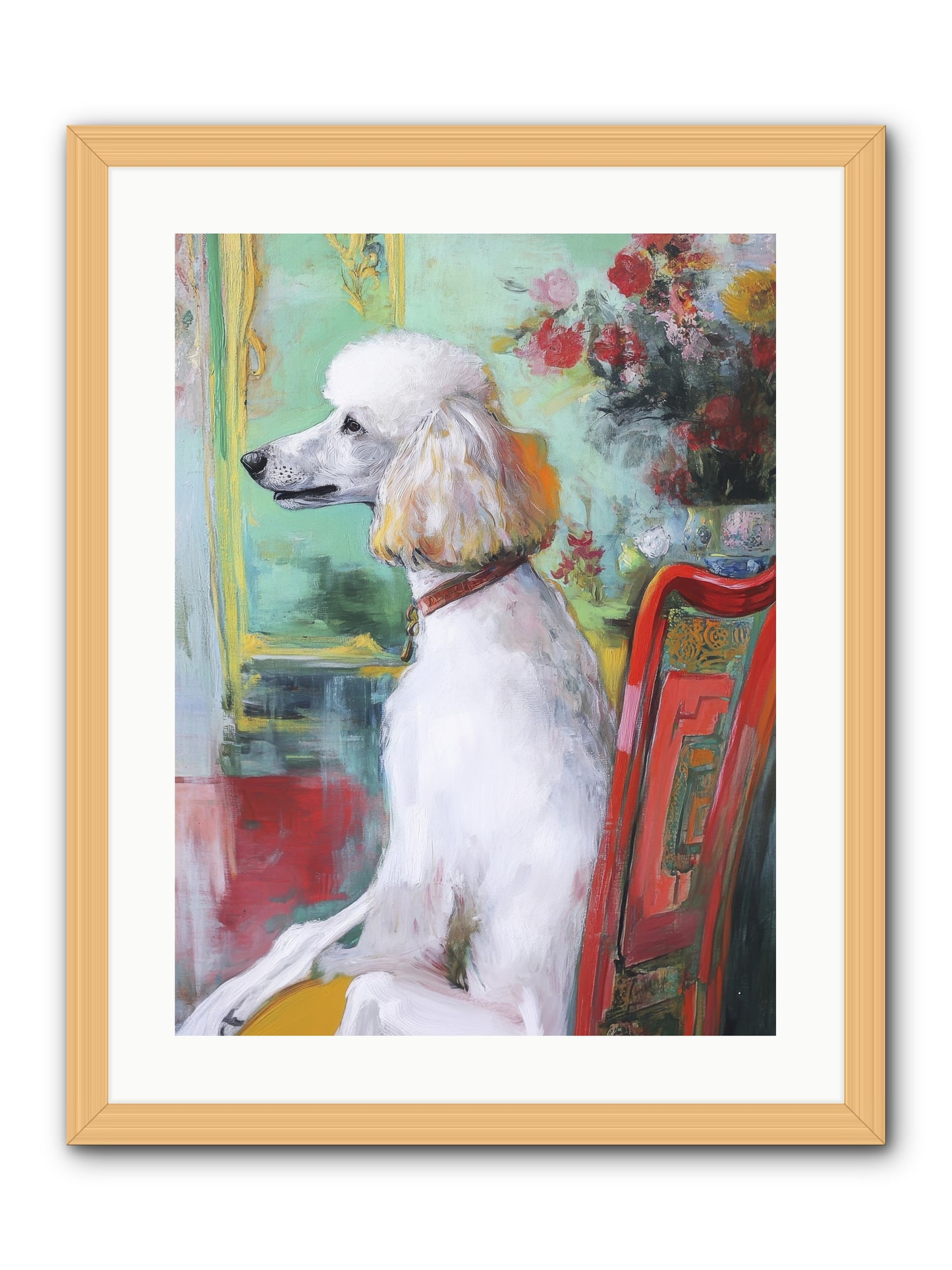 Princess Lemon Drop -- Framed Print - Natural 18x24