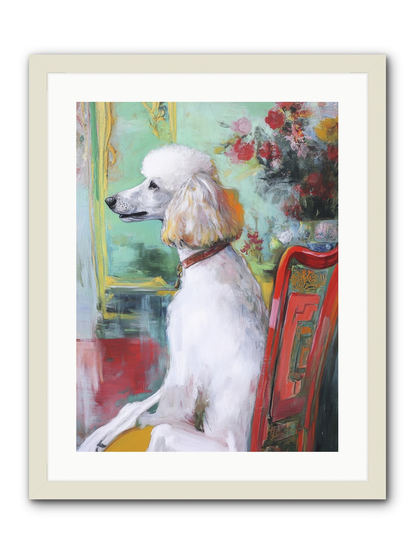 Princess Lemon Drop -- Framed Print - White 18x24