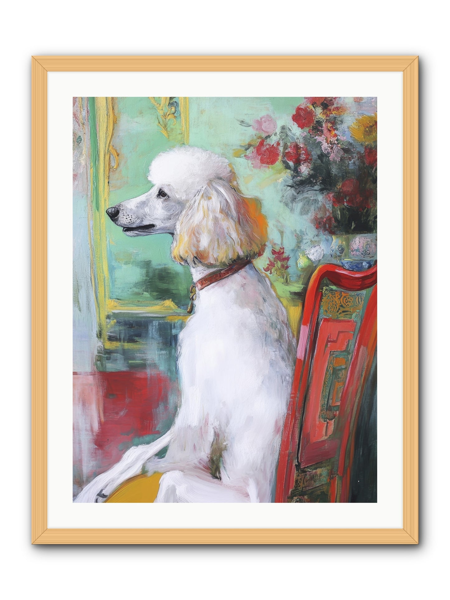 Princess Lemon Drop -- Framed Print - Natural 24x32