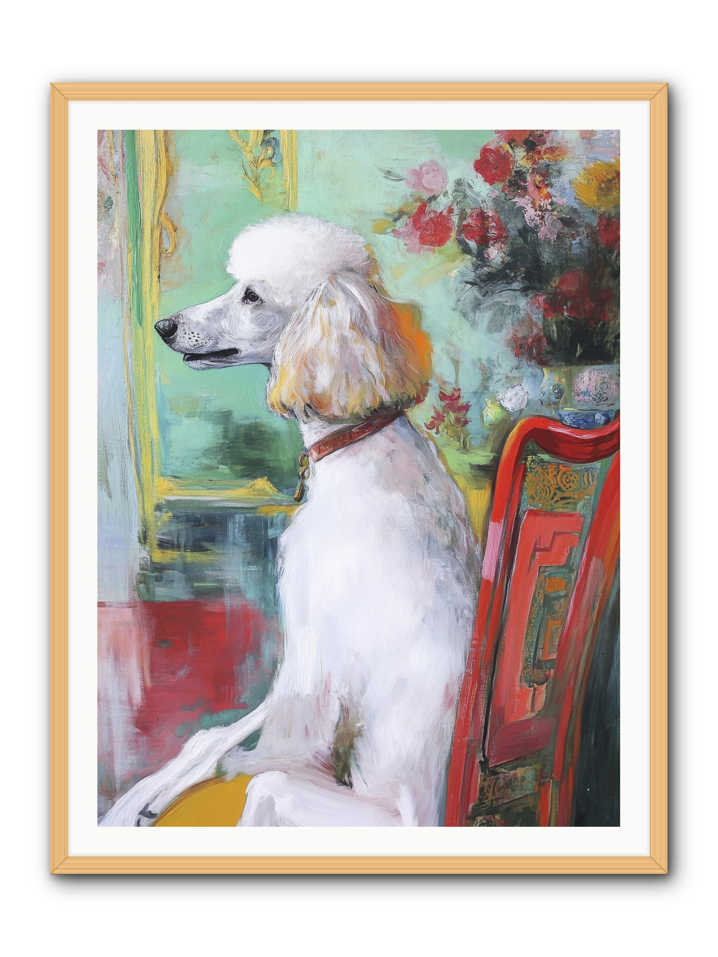 Princess Lemon Drop -- Framed Print - Natural 36x48