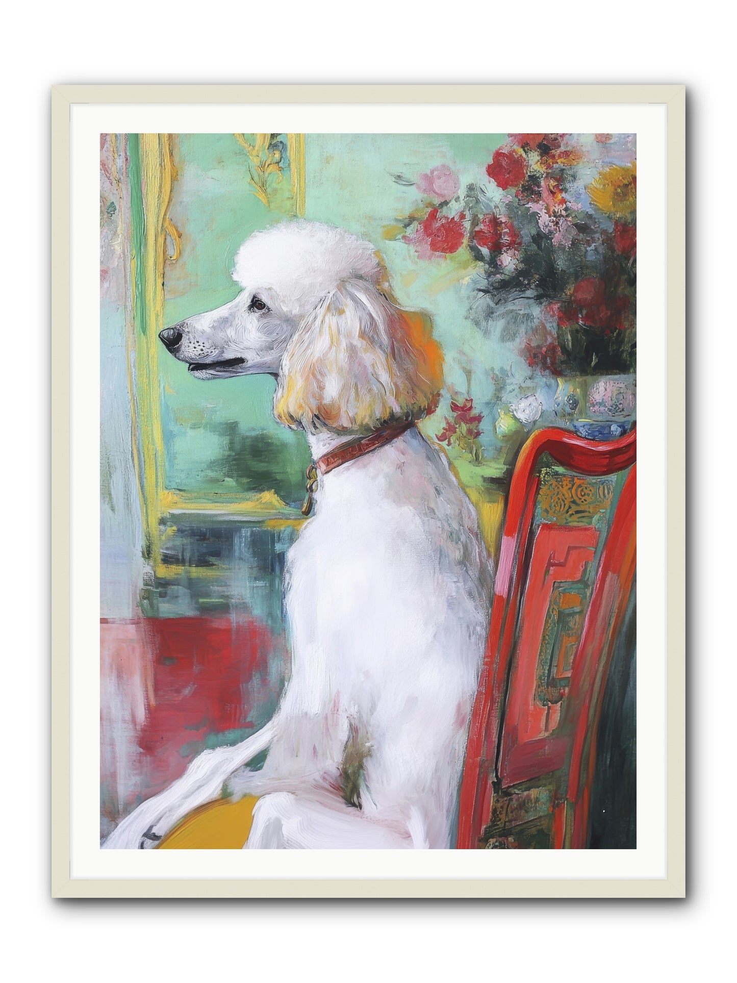 Princess Lemon Drop -- Framed Print - White 36x48