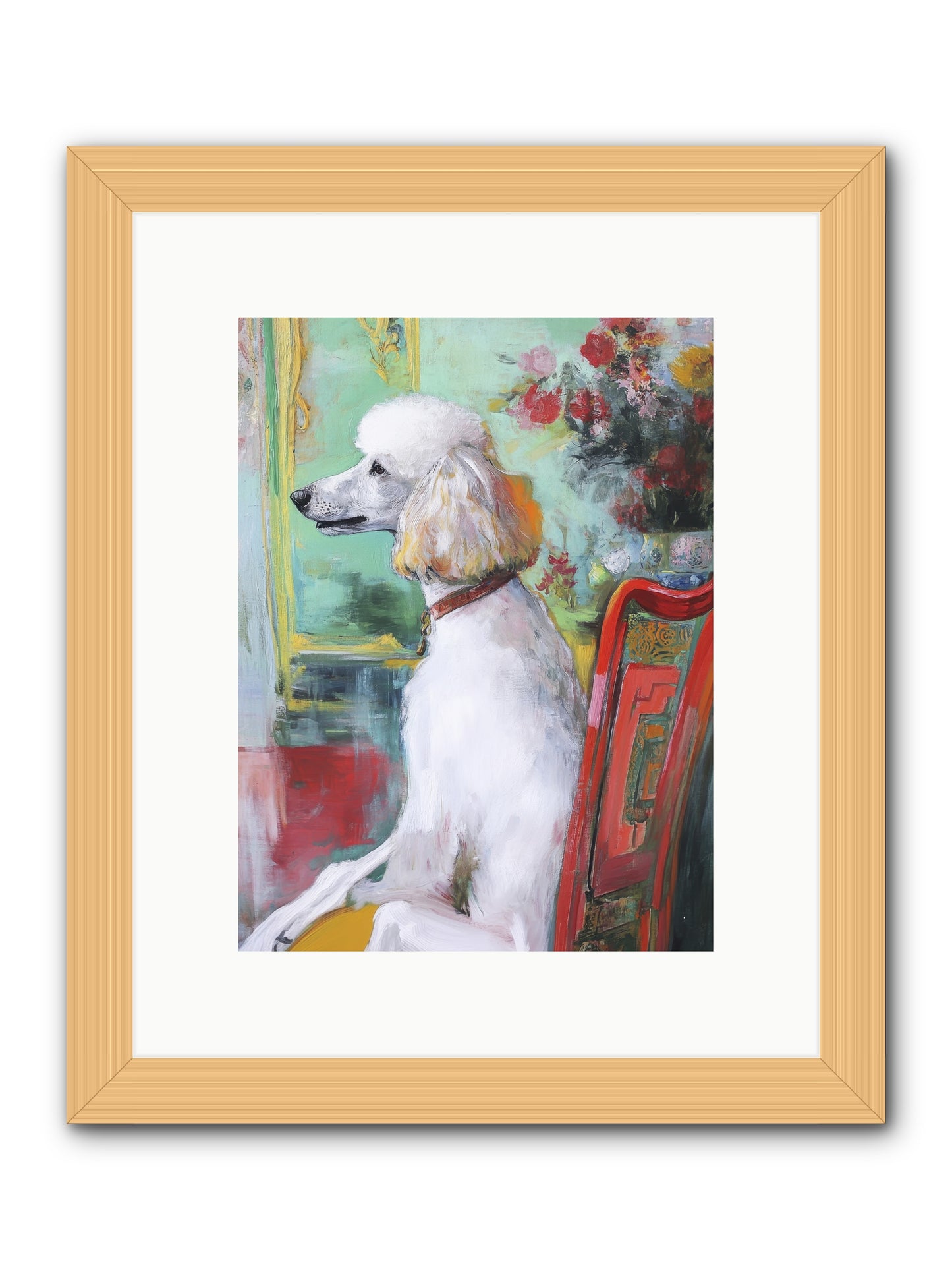 Princess Lemon Drop -- Framed Print - Natural 9x12