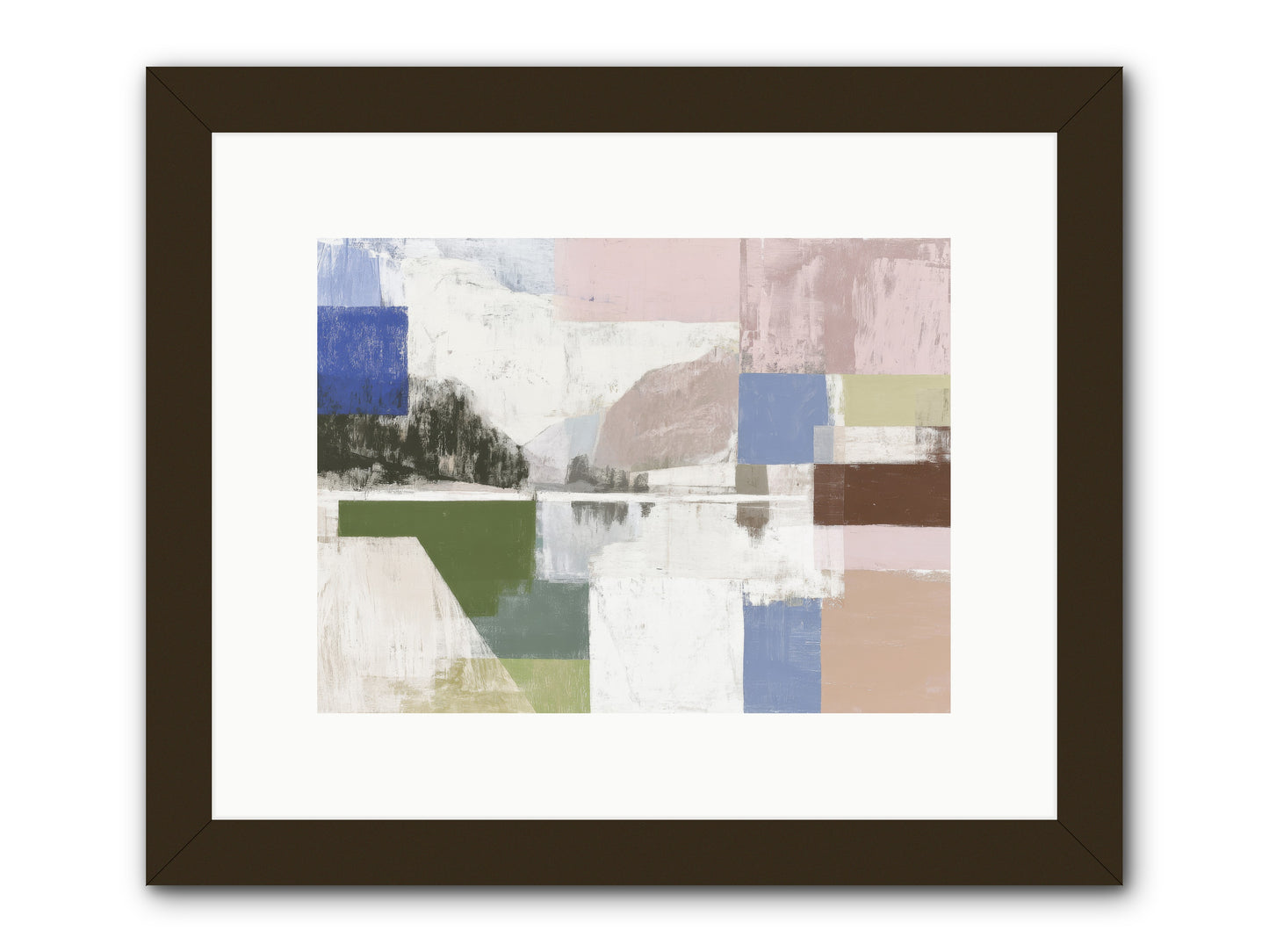 Prism Dusk. No.1 png -- Framed Print - Black 12x9