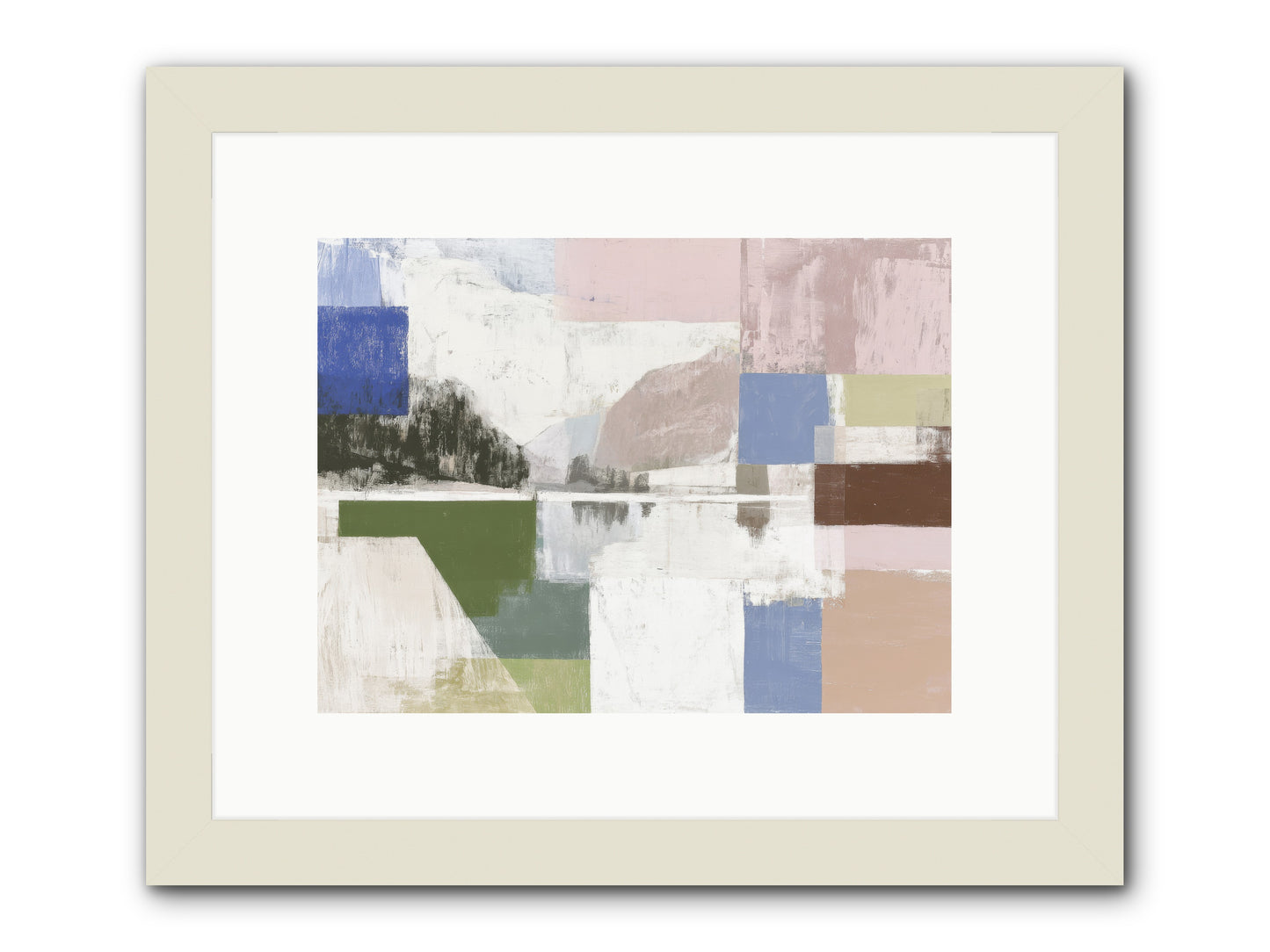 Prism Dusk. No.1 png -- Framed Print - White 12x9