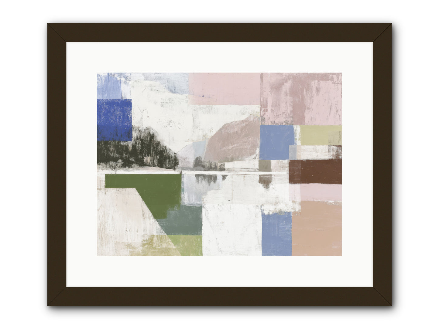 Prism Dusk. No.1 png -- Framed Print - Black 16x12