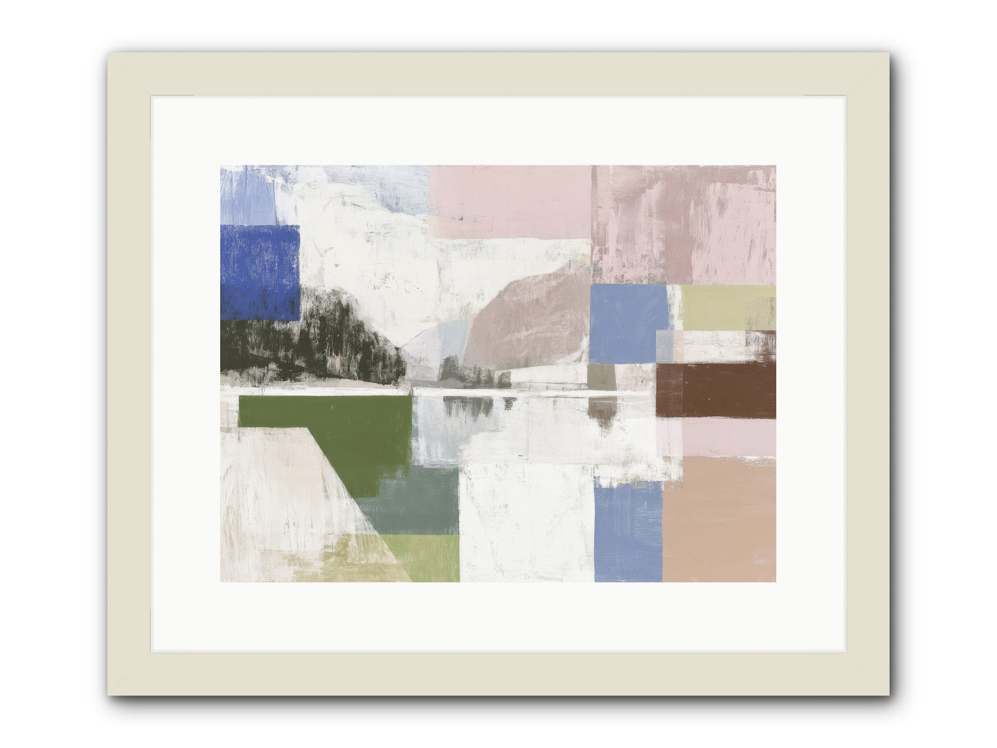 Prism Dusk. No.1 png -- Framed Print - White 16x12