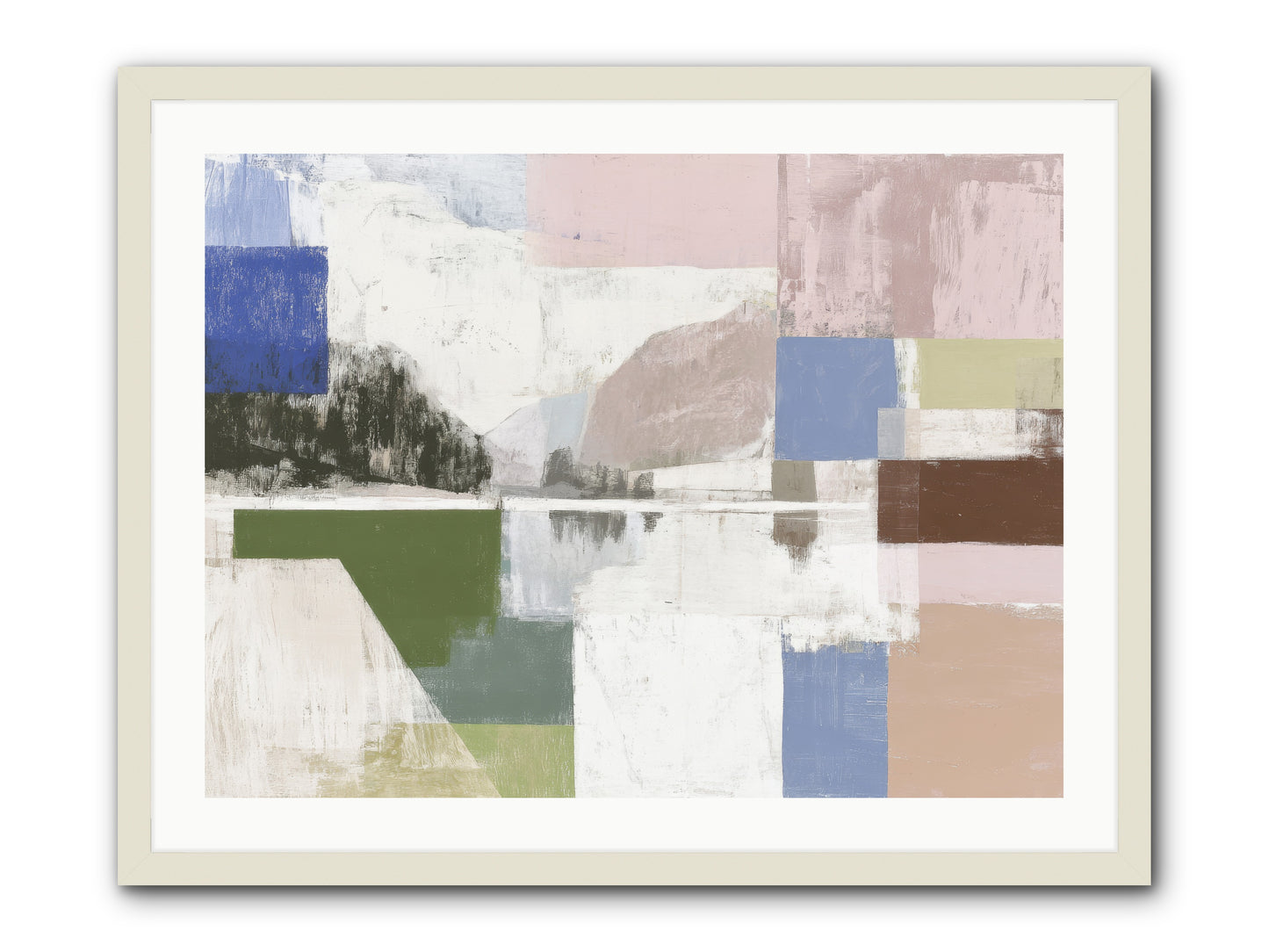 Prism Dusk. No.1 png -- Framed Print - White 32x24