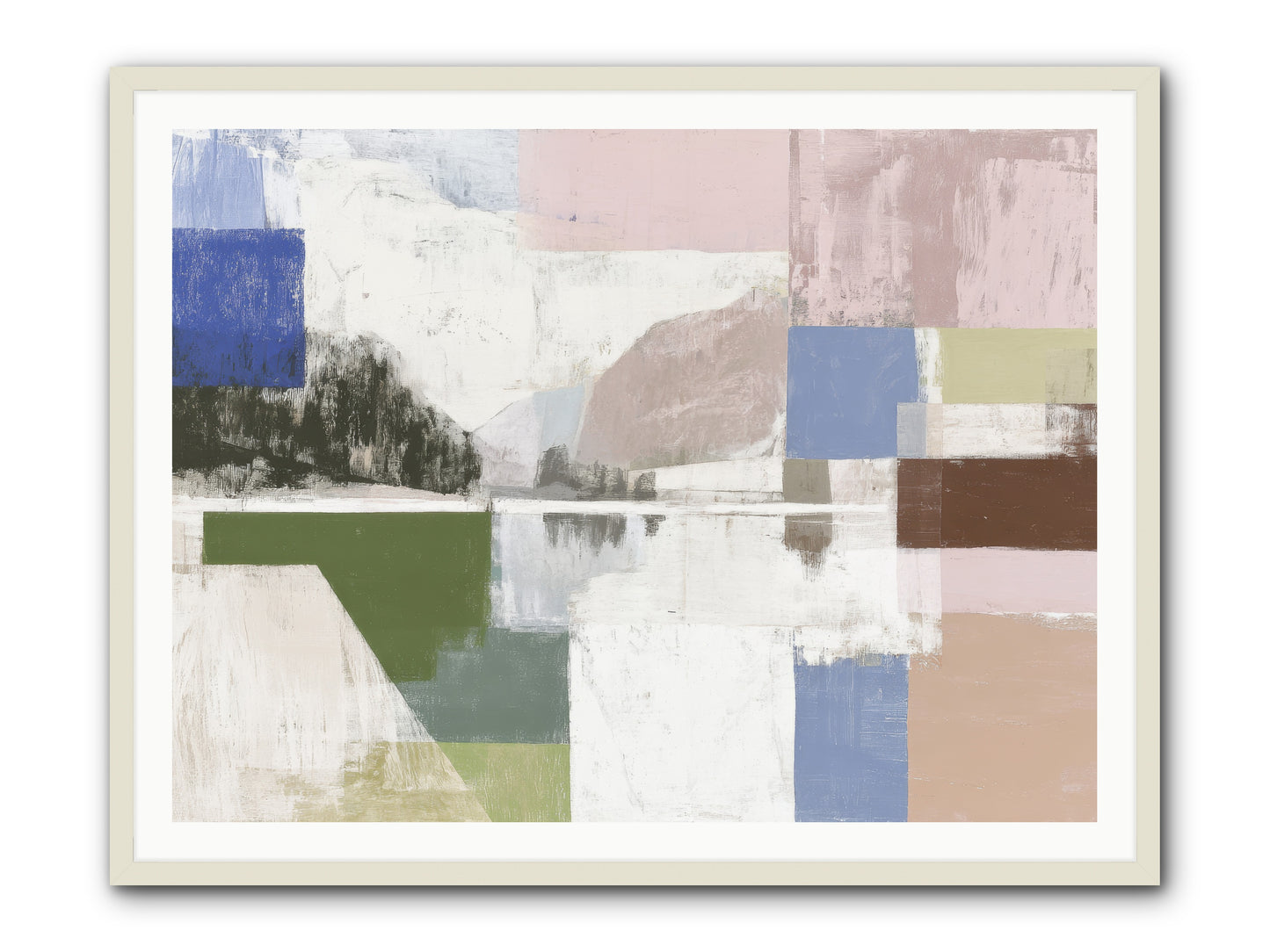 Prism Dusk. No.1 png -- Framed Print - White 48x36