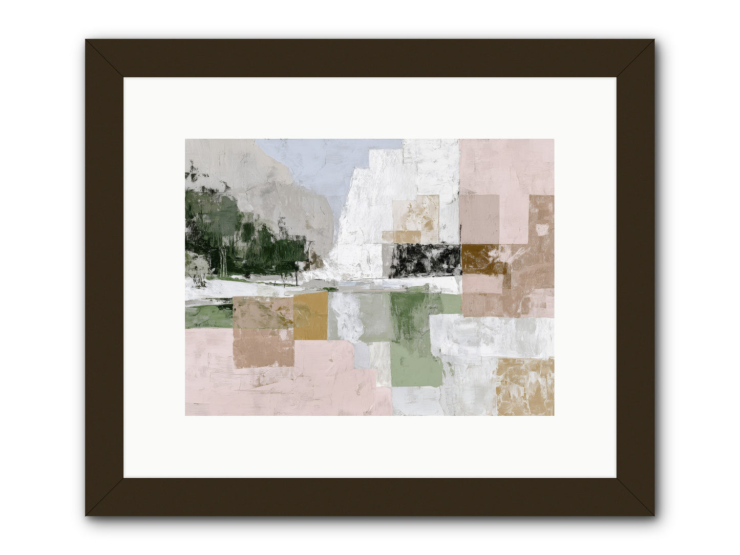 Prism Dusk No.2  -- Framed Print - Black 12x9