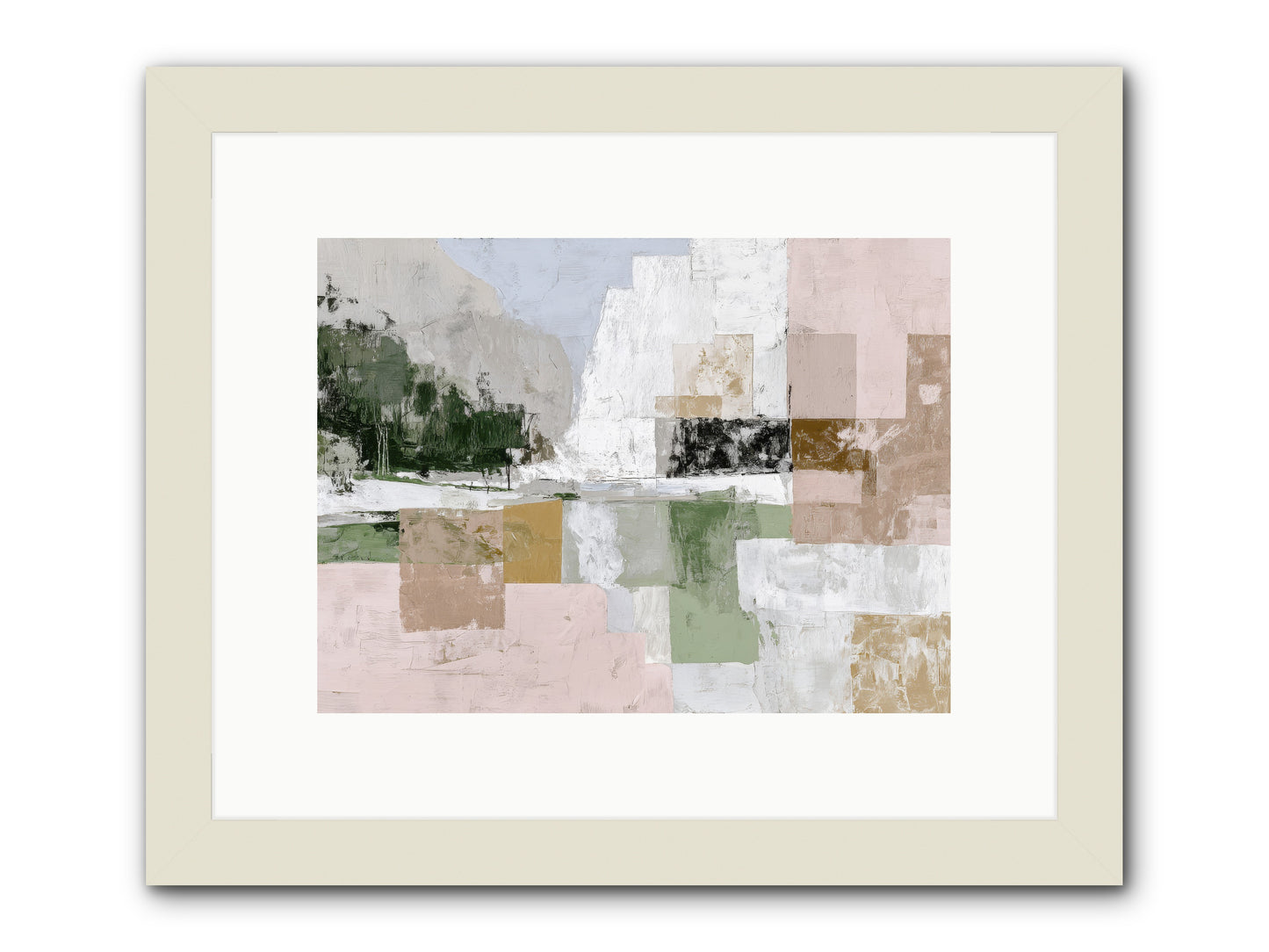 Prism Dusk No.2  -- Framed Print - White 12x9