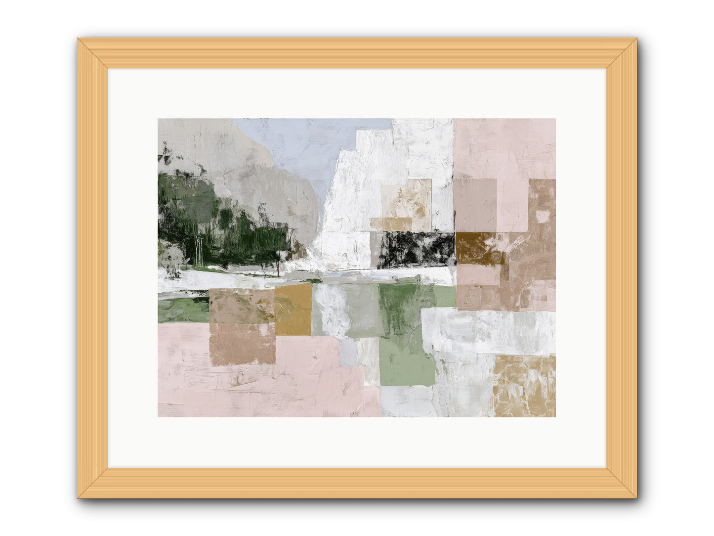 Prism Dusk No.2  -- Framed Print - Natural 16x12