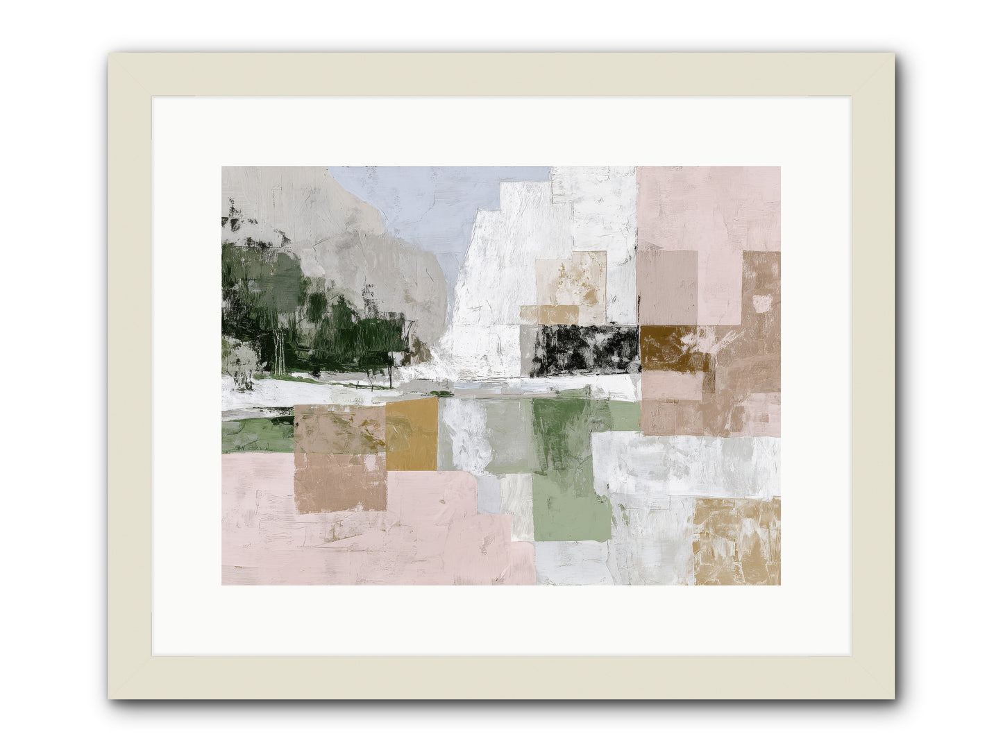 Prism Dusk No.2  -- Framed Print - White 16x12