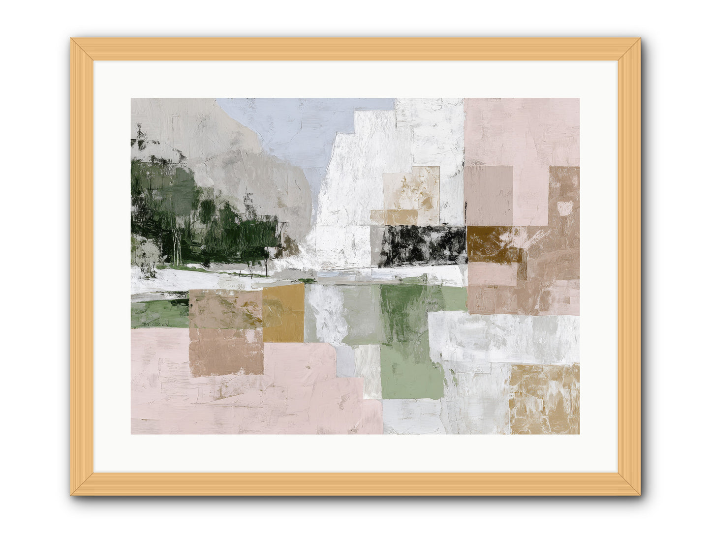 Prism Dusk No.2  -- Framed Print - Natural 24x18