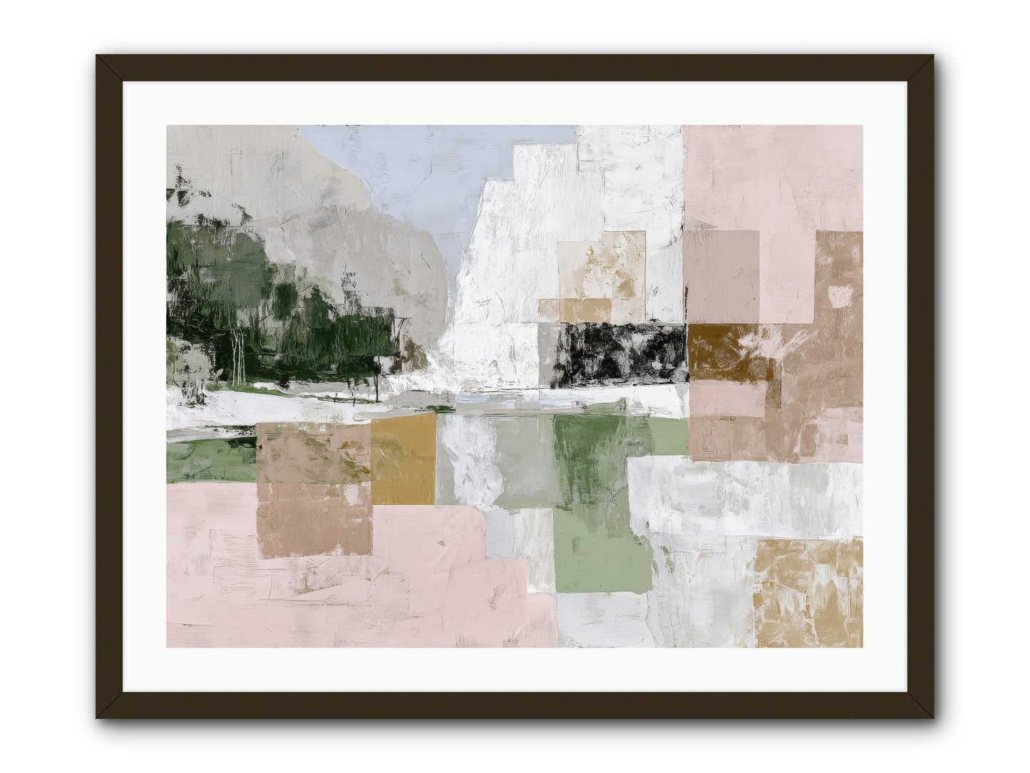 Prism Dusk No.2  -- Framed Print - Black 32x24