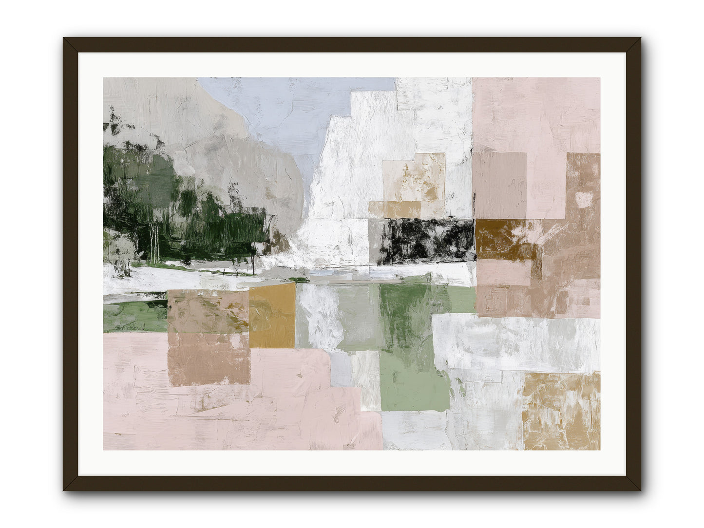 Prism Dusk No.2  -- Framed Print - Black 40x30