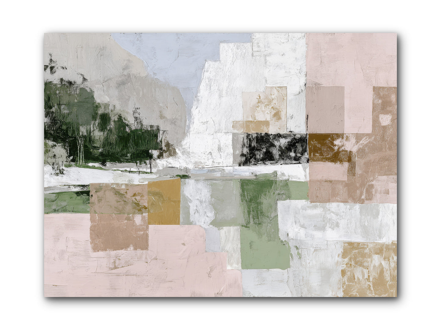Prism Dusk No.2  -- Wrapped Canvas 12x9