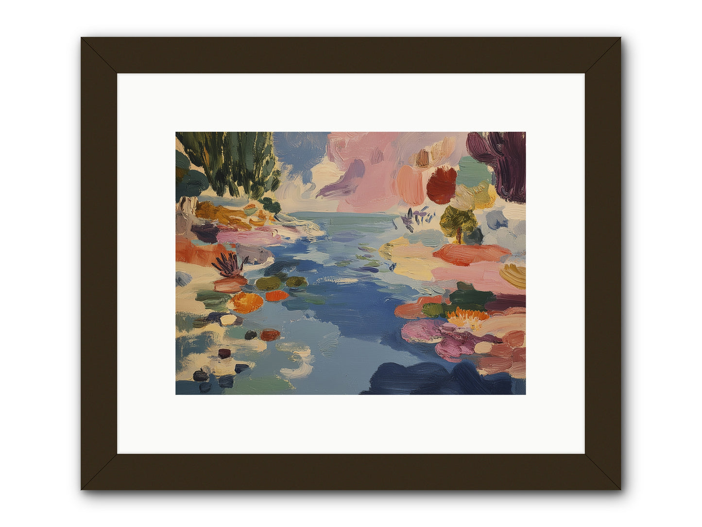 Prism Waters -- Framed Print - Black 12x9