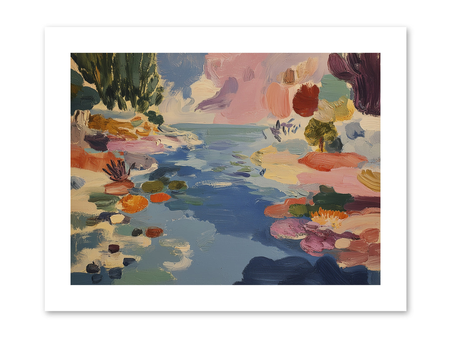 Prism Waters -- Loose Canvas Print 12x9