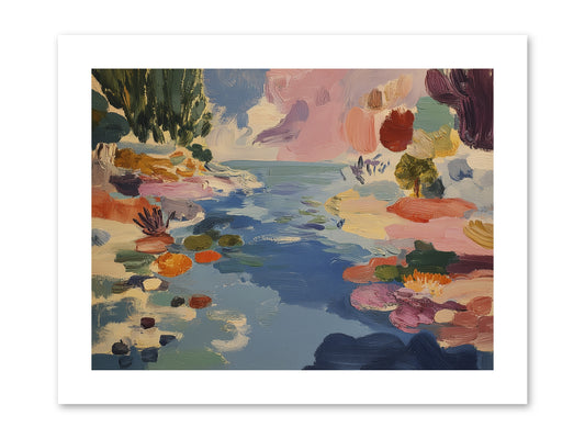 Prism Waters -- Paper Print 12x9
