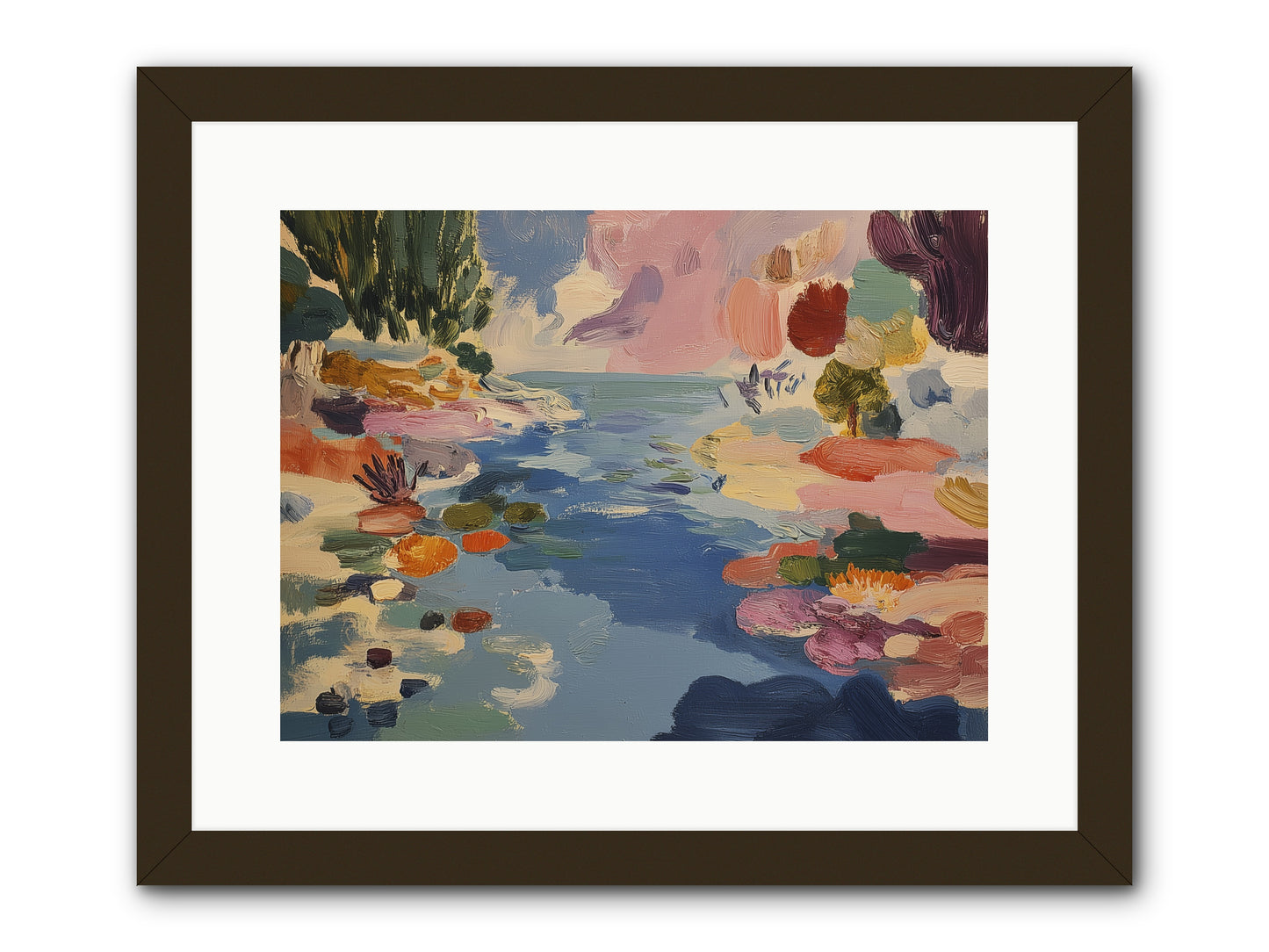 Prism Waters -- Framed Print - Black 16x12