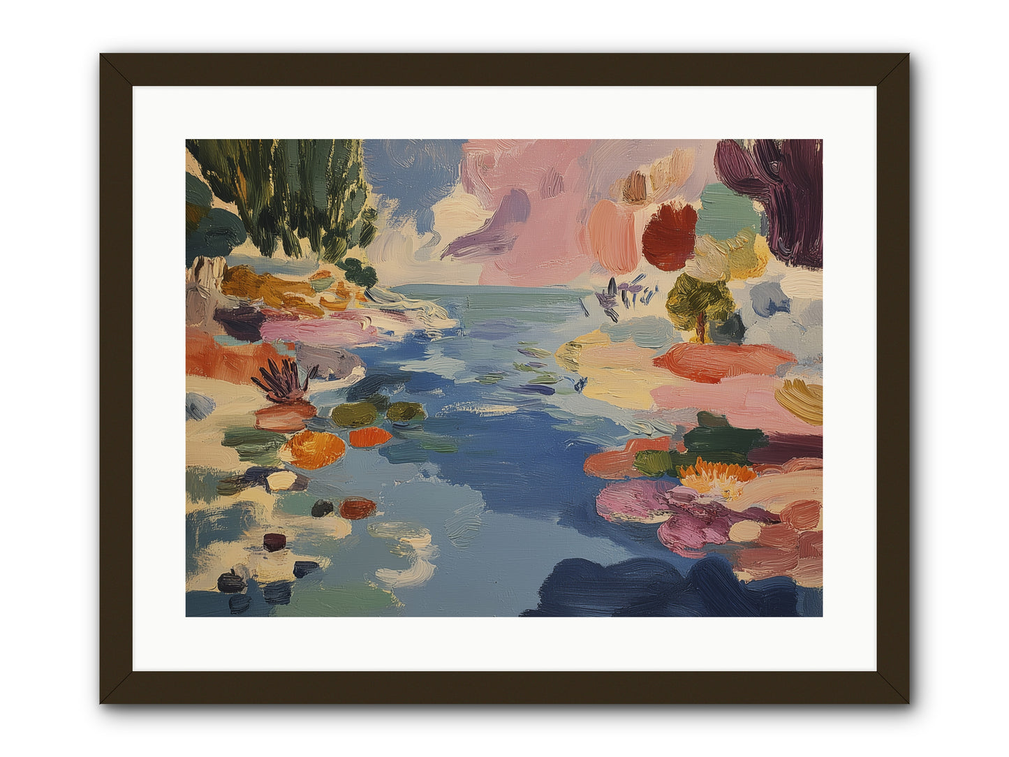Prism Waters -- Framed Print - Black 24x18