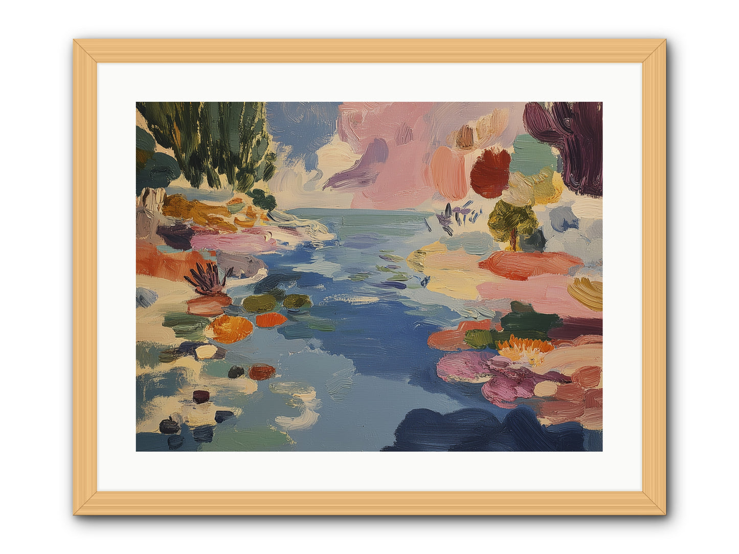 Prism Waters -- Framed Print - Natural 24x18