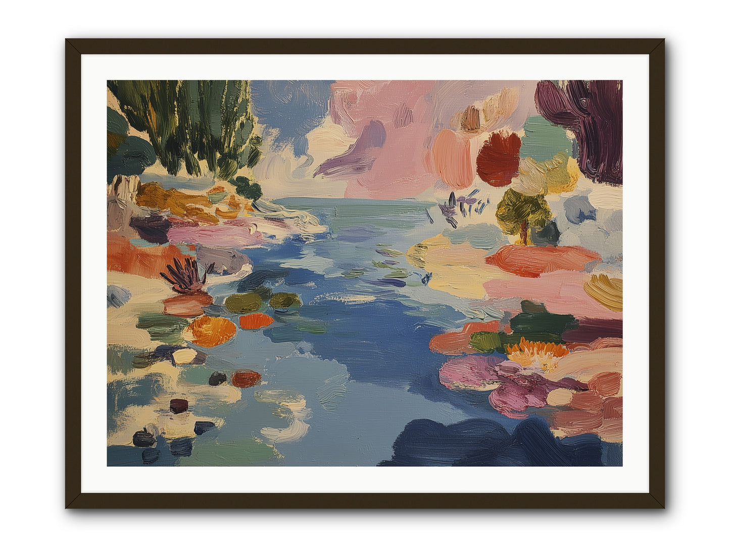 Prism Waters -- Framed Print - Black 40x30