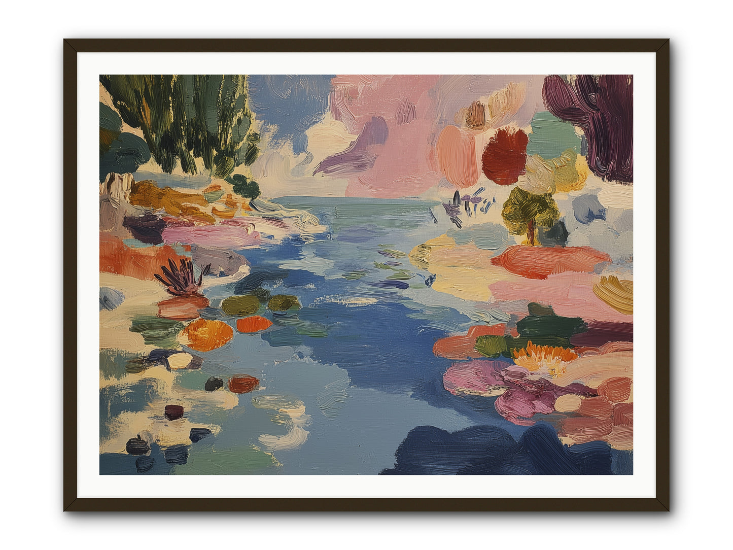 Prism Waters -- Framed Print - Black 48x36