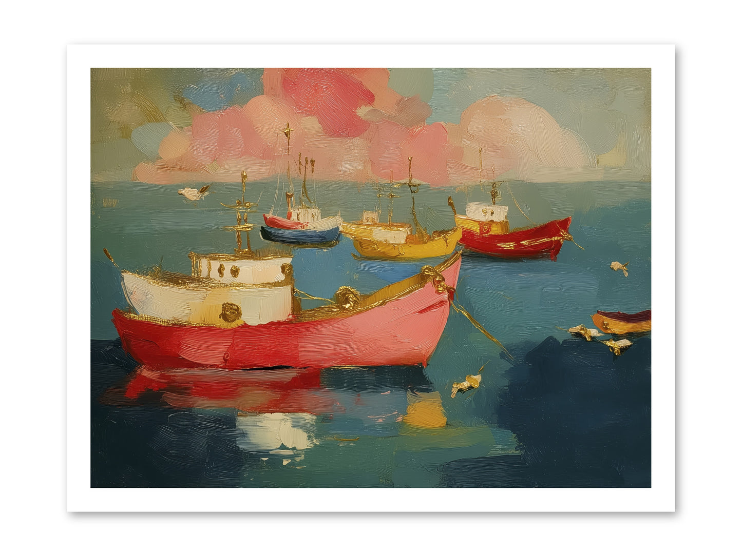 Prismatic Port -- Loose Canvas Print 24x18