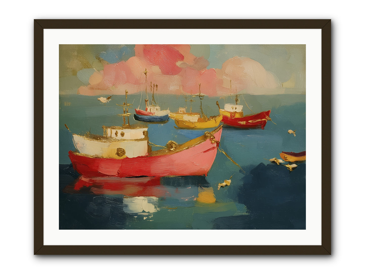 Prismatic Port -- Framed Print - Black 32x24