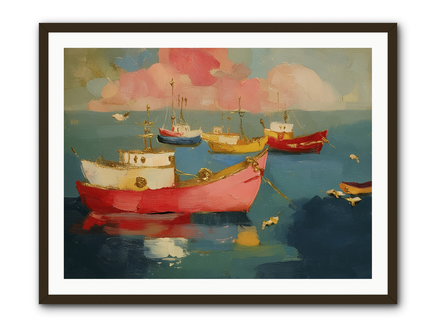 Prismatic Port -- Framed Print - Black 40x30