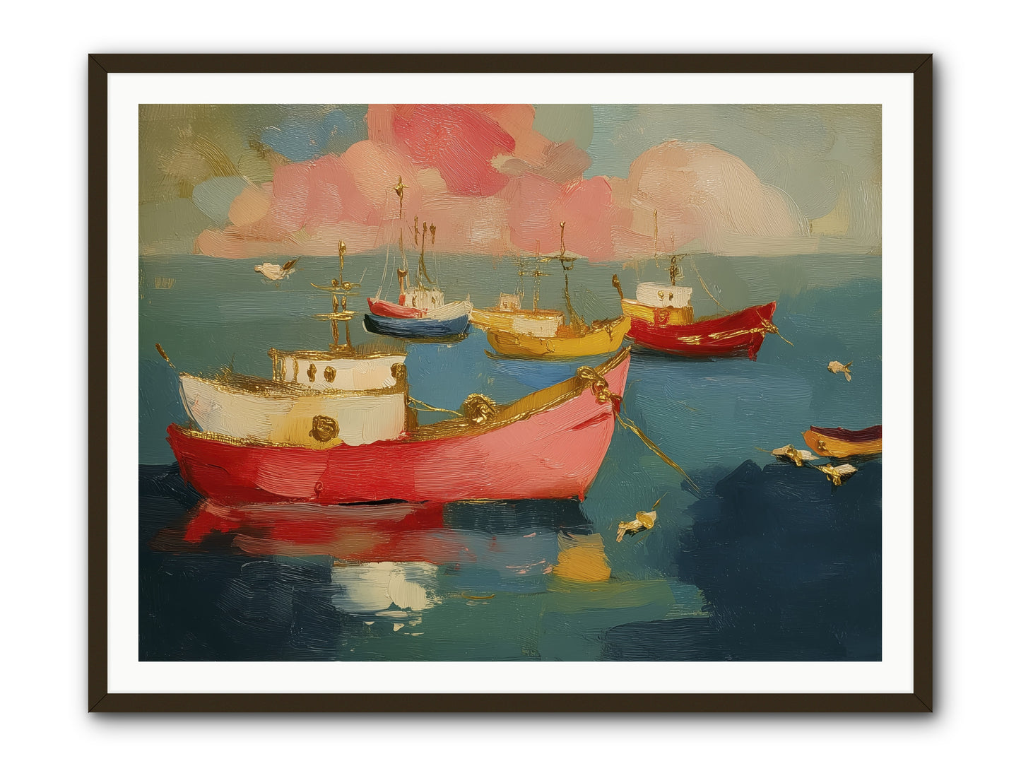 Prismatic Port -- Framed Print - Black 48x36