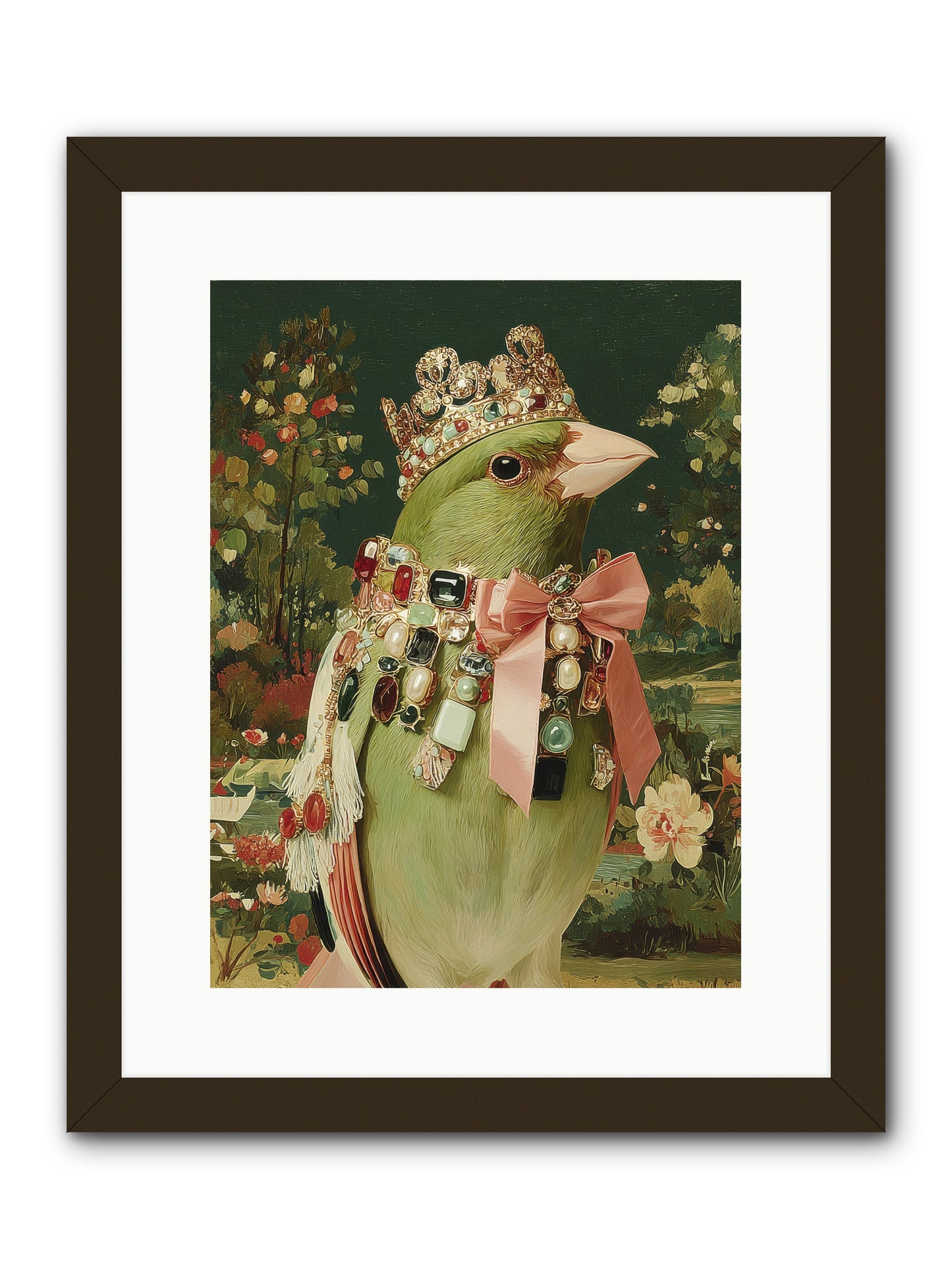 Pristine Whimsy -- Framed Print - Black 12x16